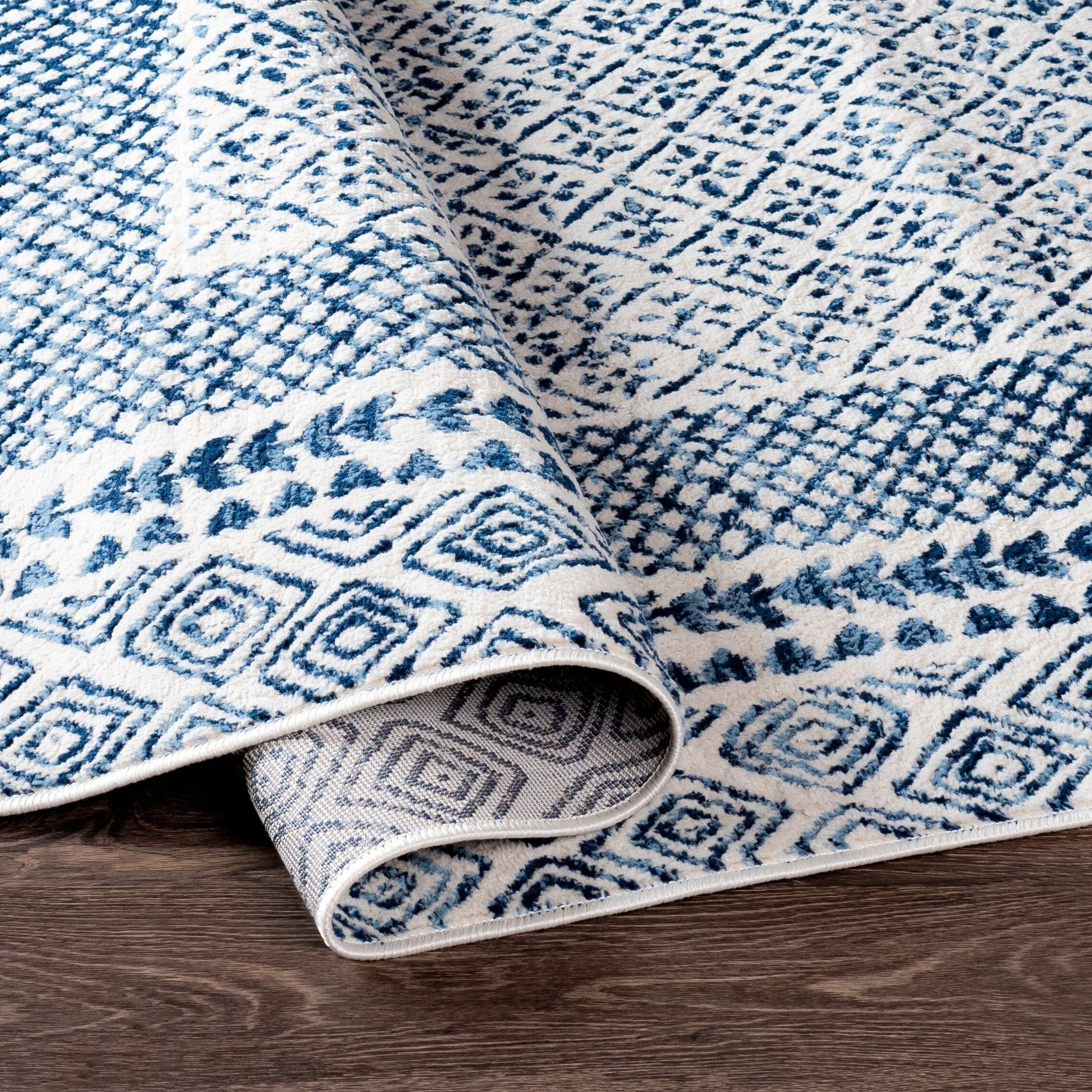 Livabliss Vanessa Tribal Border Area Rug