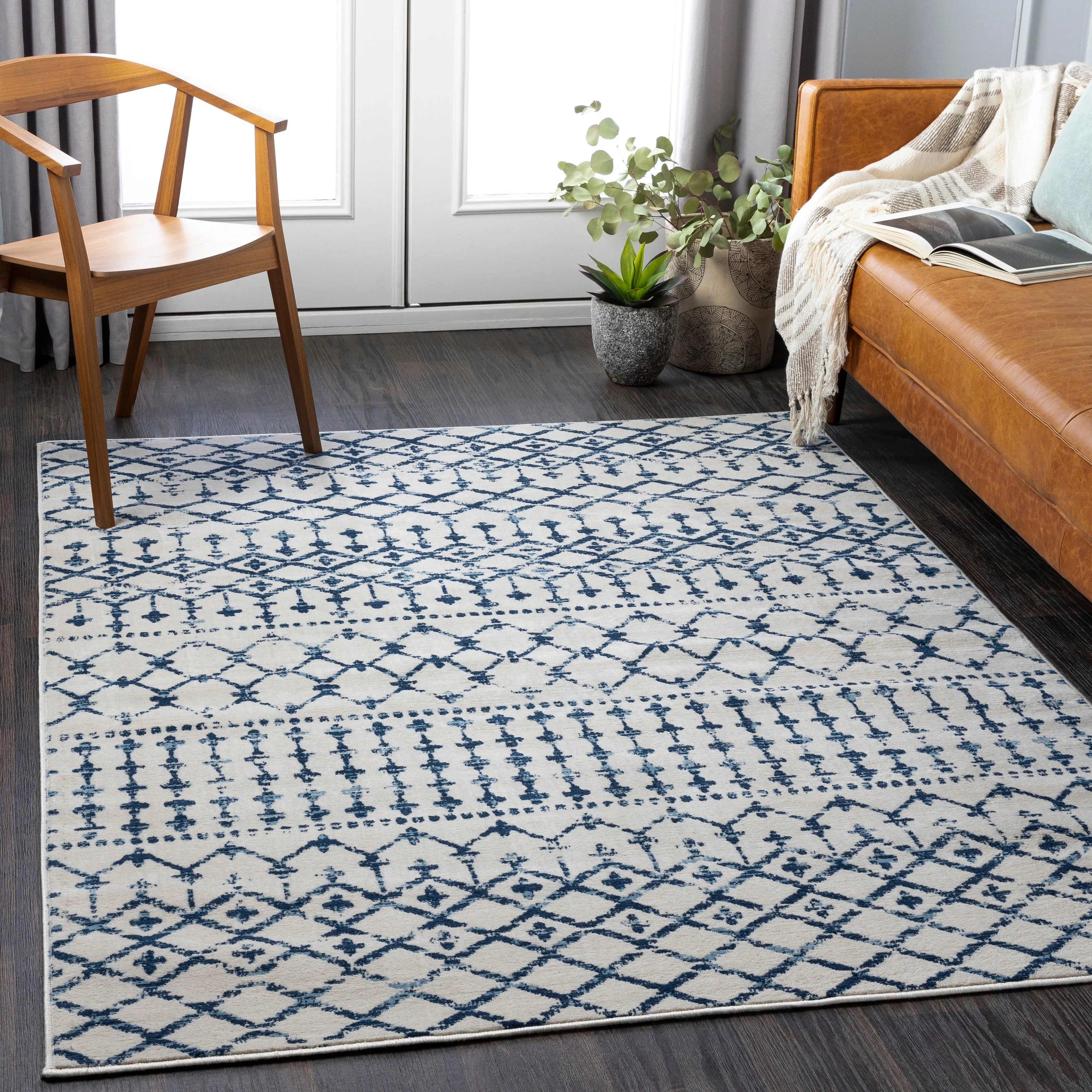 Livabliss Vanya Moroccan Diamond Area Rug