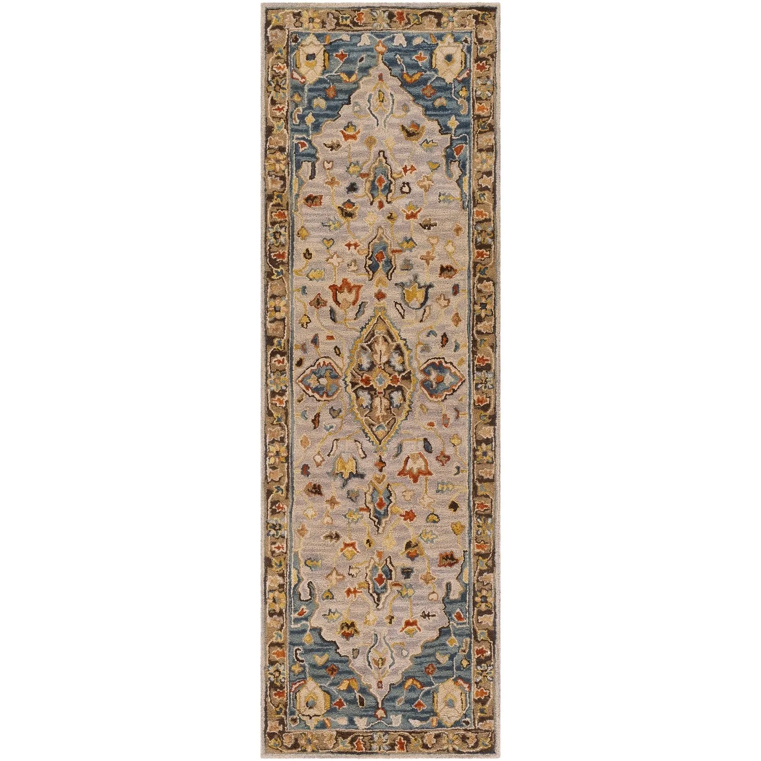 Livabliss Voorst Handmade Wool Medallion Area Rug