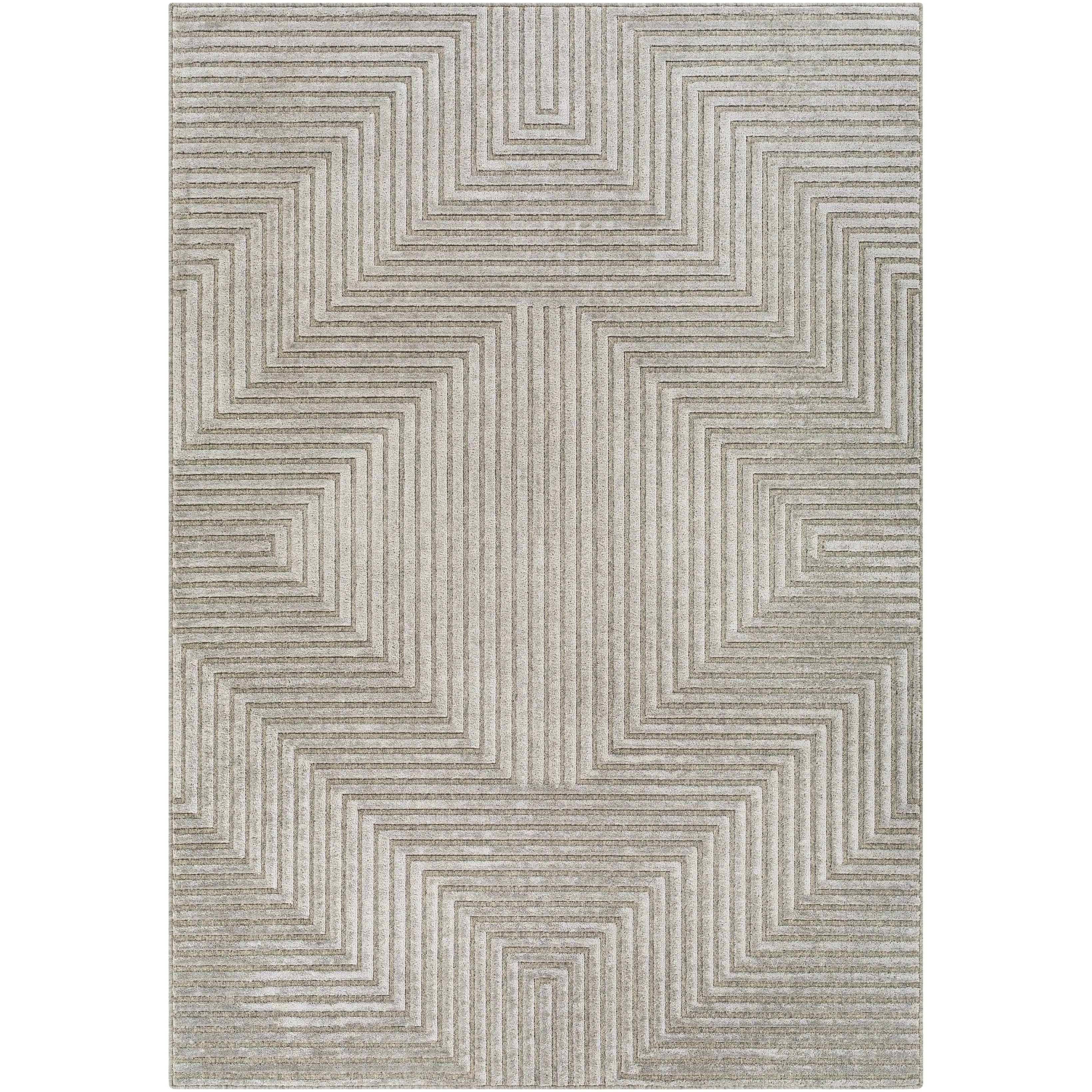 Livabliss Wimbledon Modern Medallion Rug