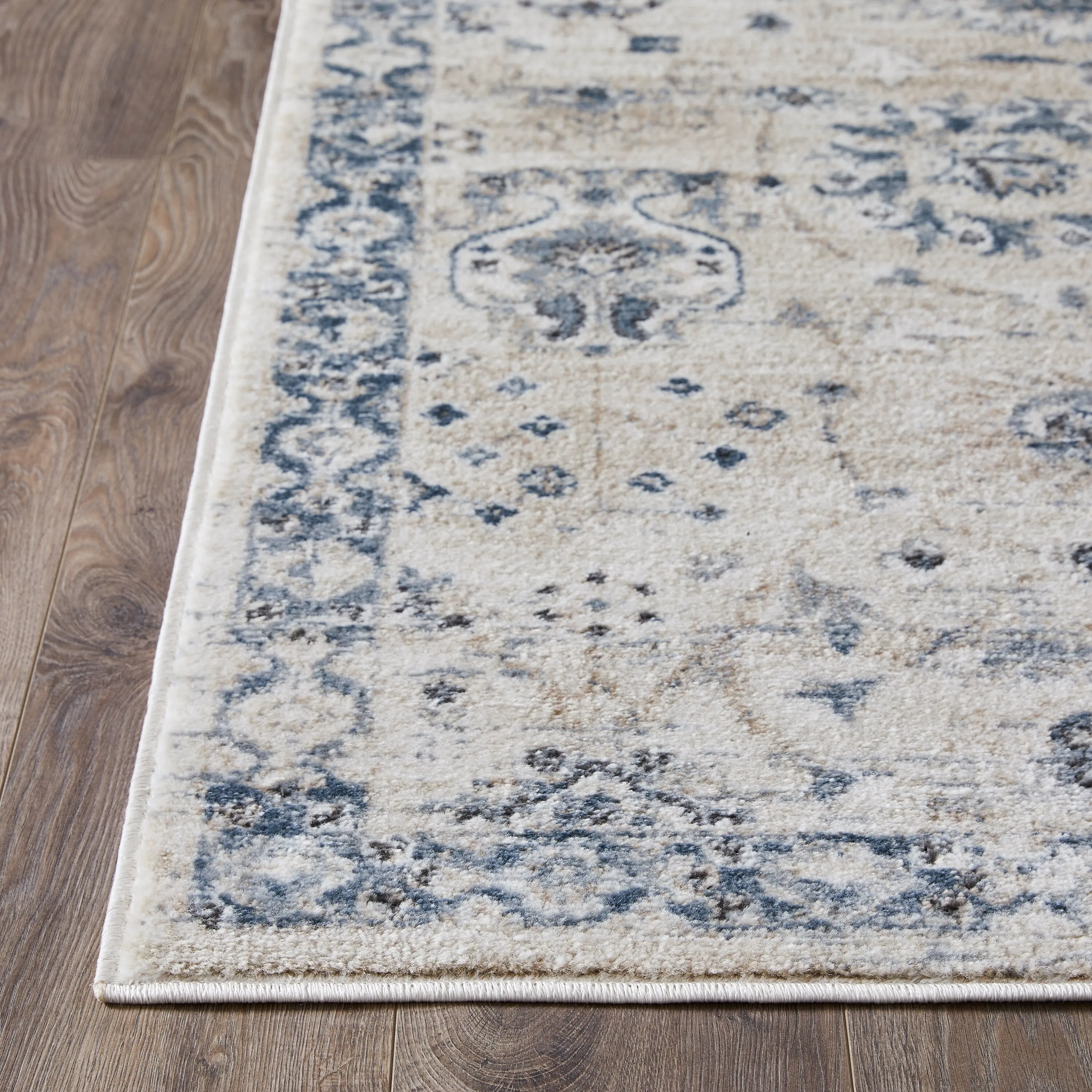 Loomaknoti Kehleigh Aylesh Cream Area Rug