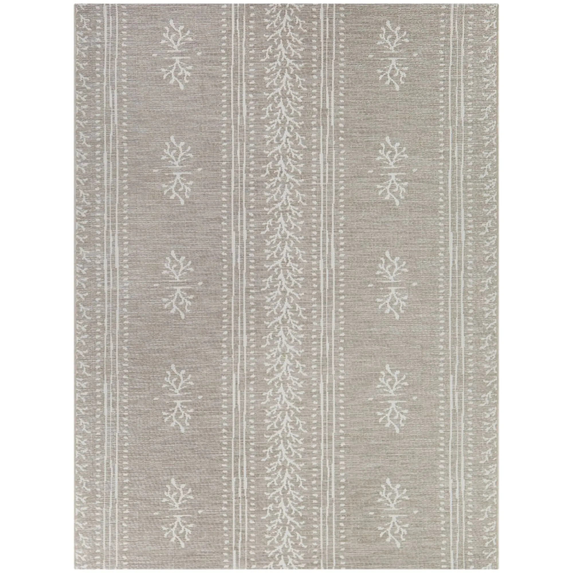 Lucilius Botanical Stripe Indoor/Outdoor Area Rug