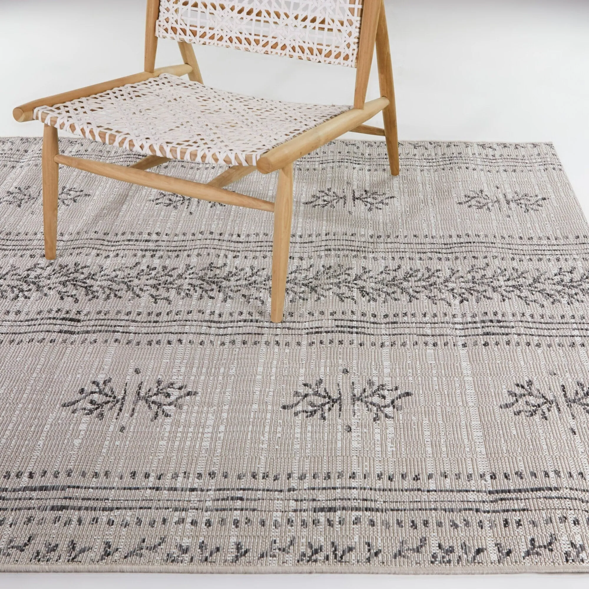 Lucilius Botanical Stripe Indoor/Outdoor Area Rug
