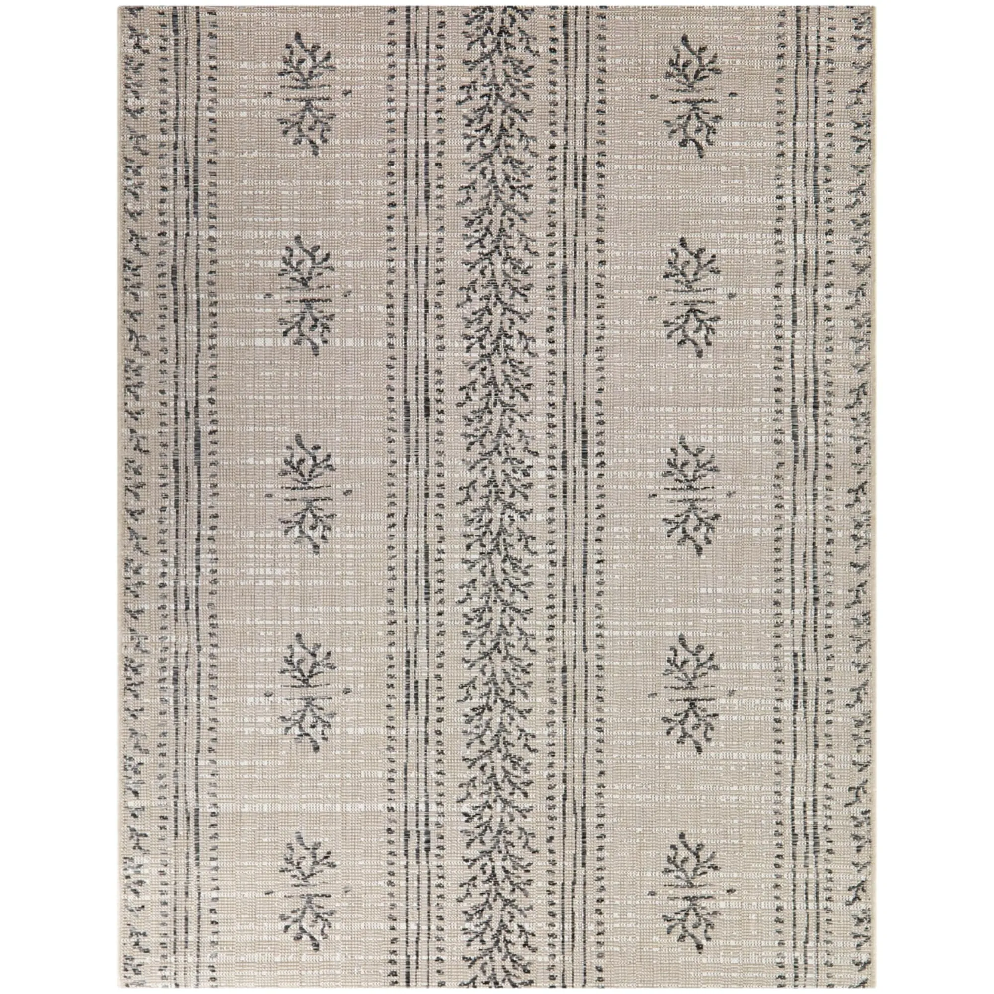 Lucilius Botanical Stripe Indoor/Outdoor Area Rug