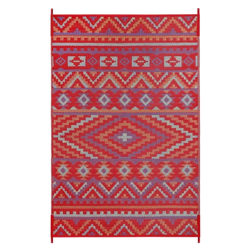 Lush Ambience Alev Indoor Outdoor Plastic Area Rugs- Rectangular