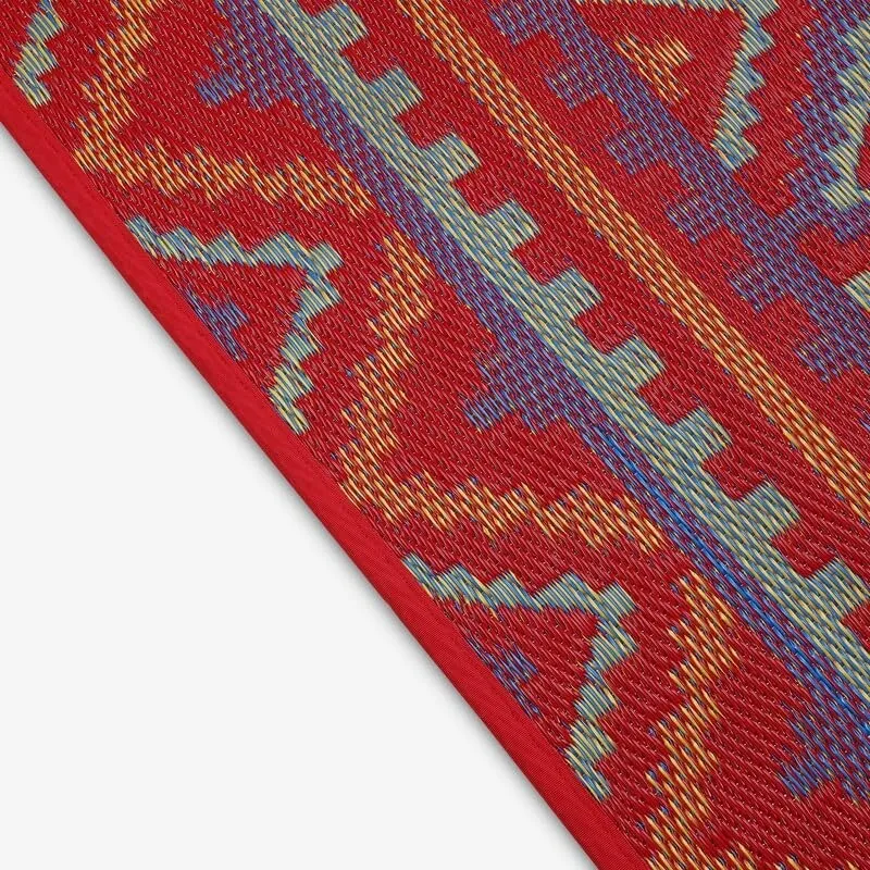 Lush Ambience Alev Indoor Outdoor Plastic Area Rugs- Rectangular