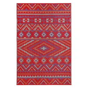 Lush Ambience Alev Indoor Outdoor Plastic Area Rugs- Rectangular