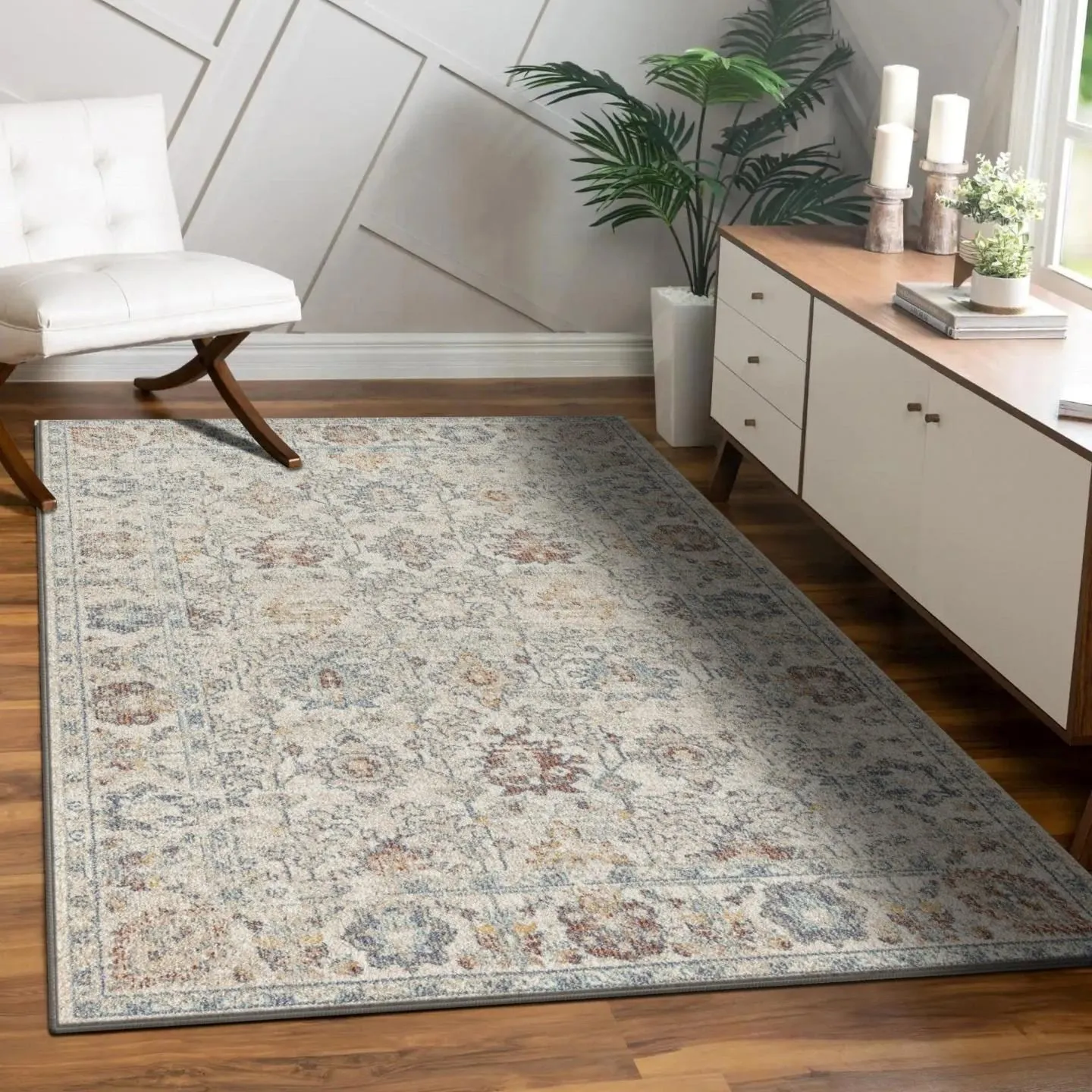 Luxe Weavers Floral Pattern Area Rug. Indoor Carpet for Living Room