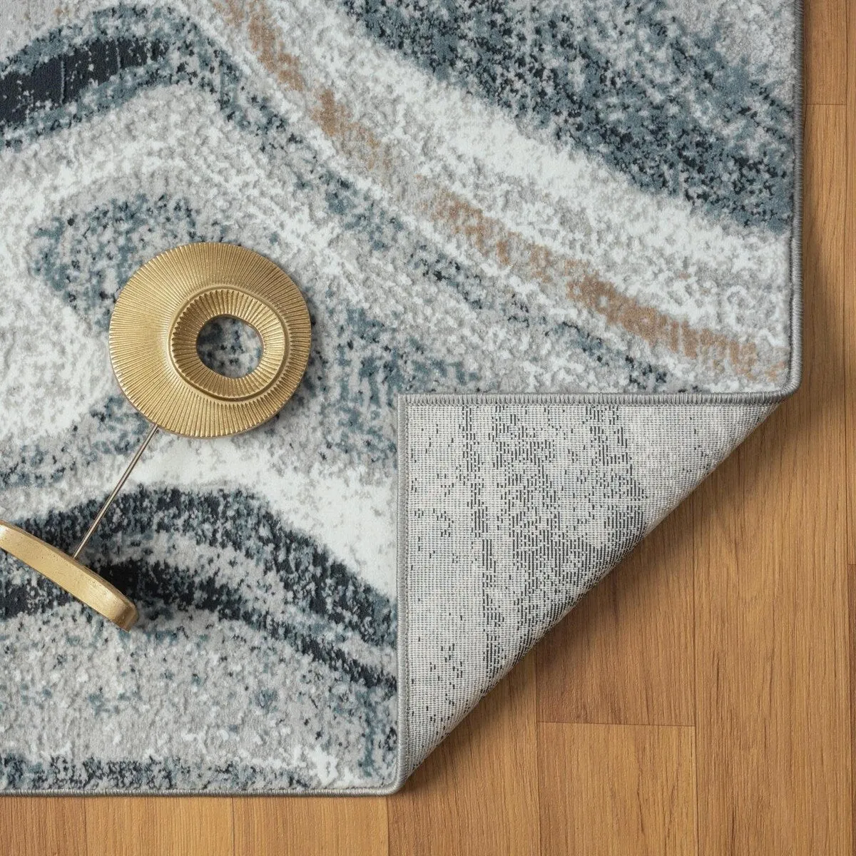 Luxe Weavers Marble Abstract Area Rug. Medium Pile Bedroom Rug