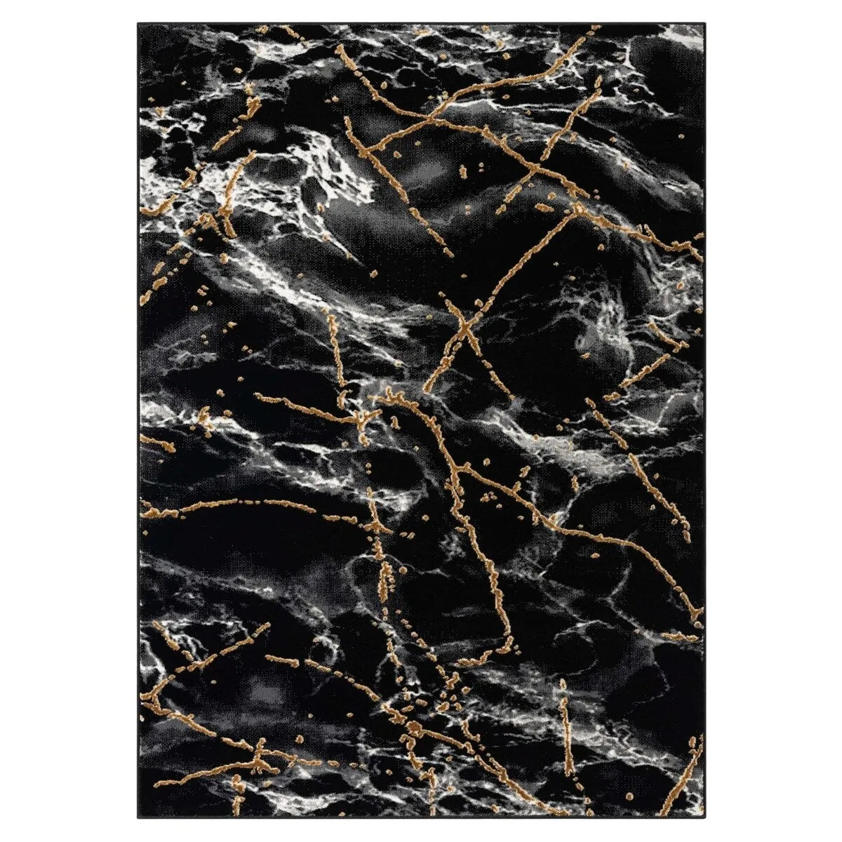 Luxe Weavers Marble Abstract Living Room Rug. Stain-Resistant Carpet