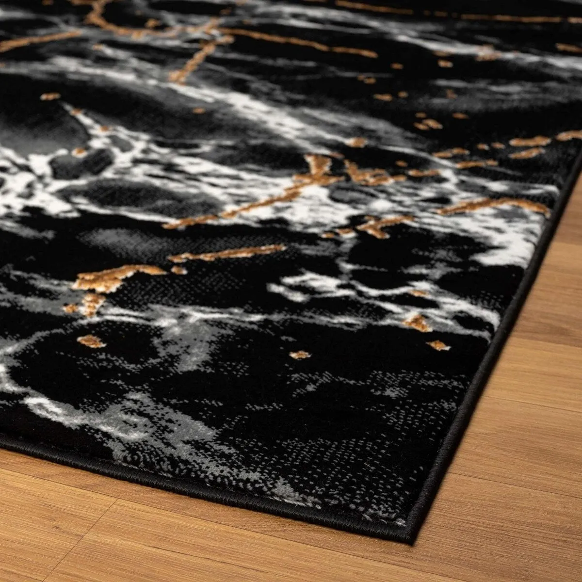 Luxe Weavers Marble Abstract Living Room Rug. Stain-Resistant Carpet