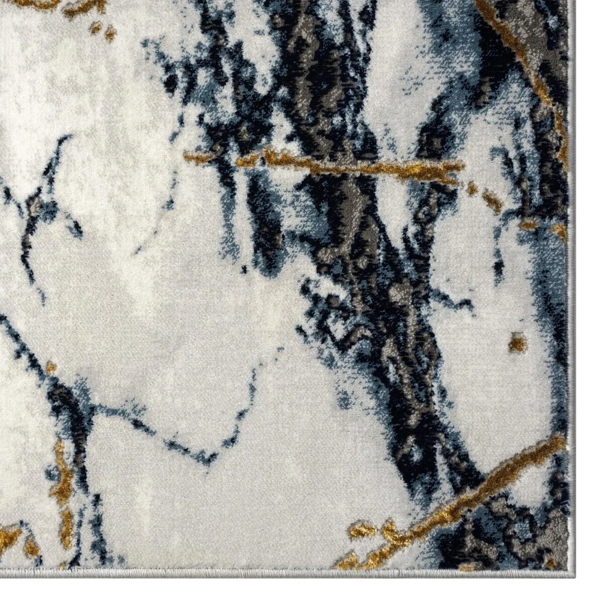 Luxe Weavers Marble Abstract Living Room Rug. Stain-Resistant Carpet