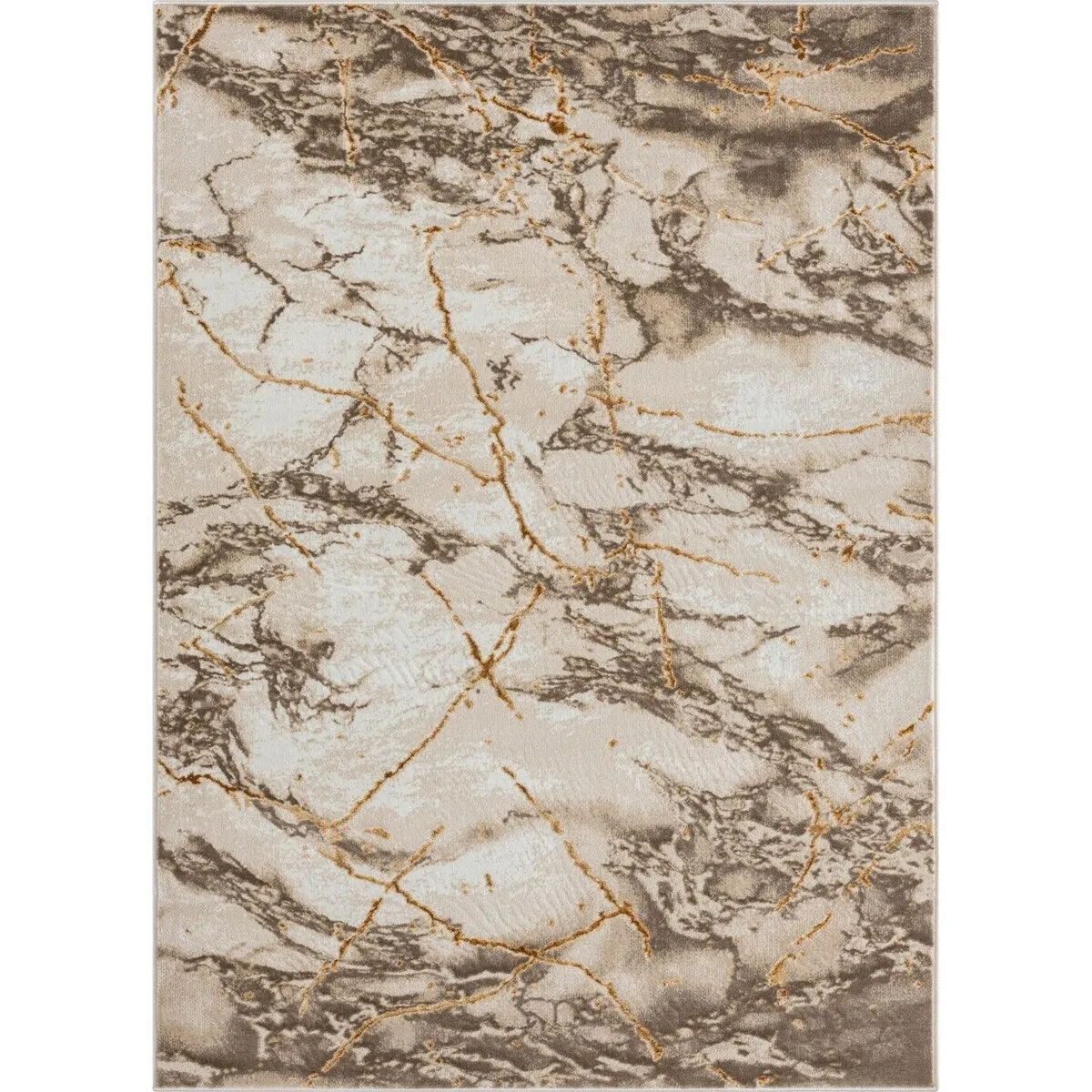 Luxe Weavers Marble Abstract Living Room Rug. Stain-Resistant Carpet