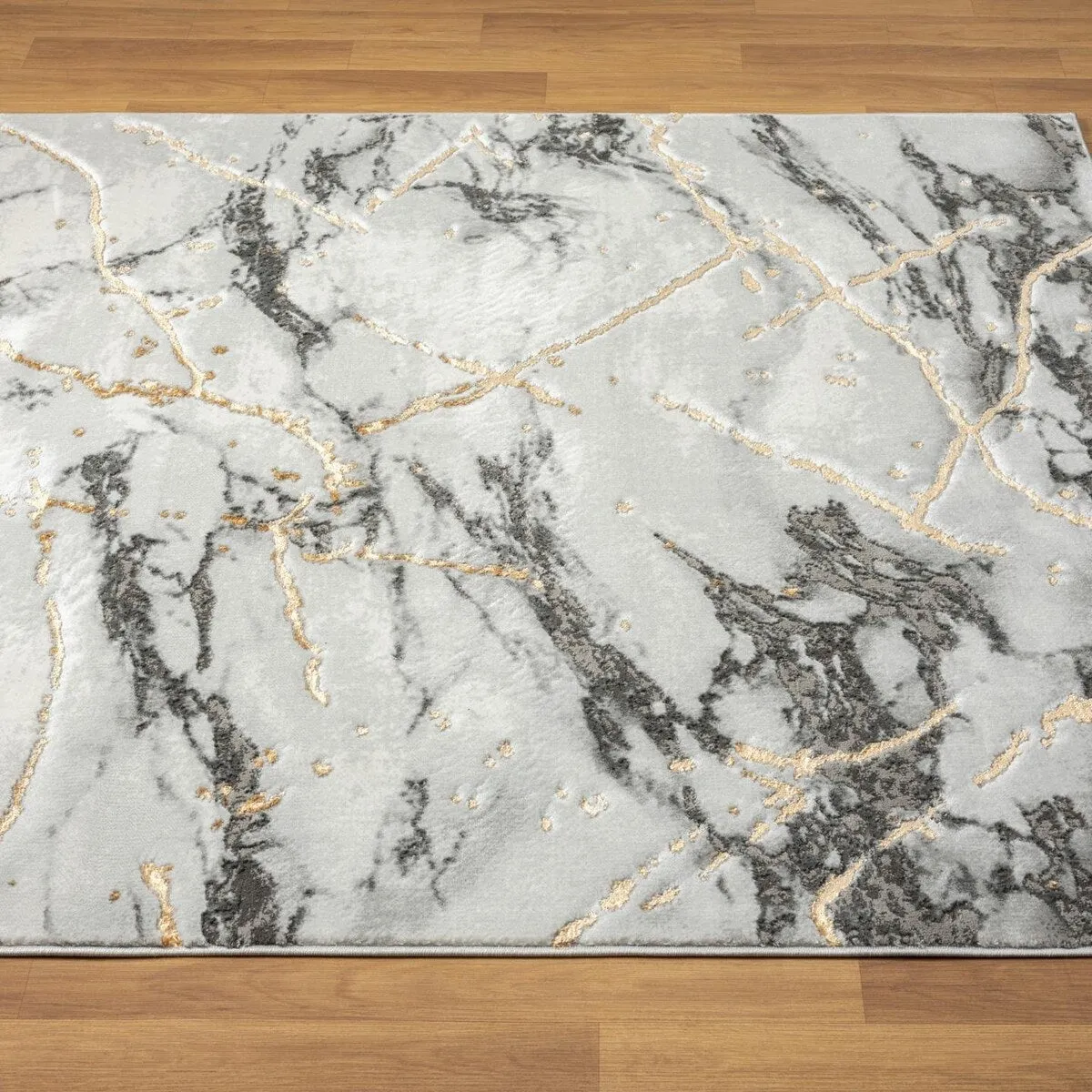 Luxe Weavers Marble Abstract Living Room Rug. Stain-Resistant Carpet