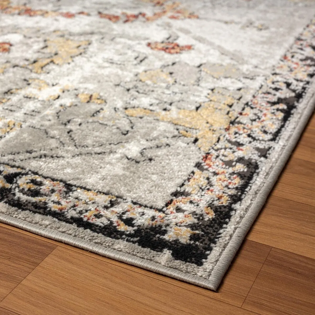 Luxe Weavers Oriental Floral Distressed Area Rug