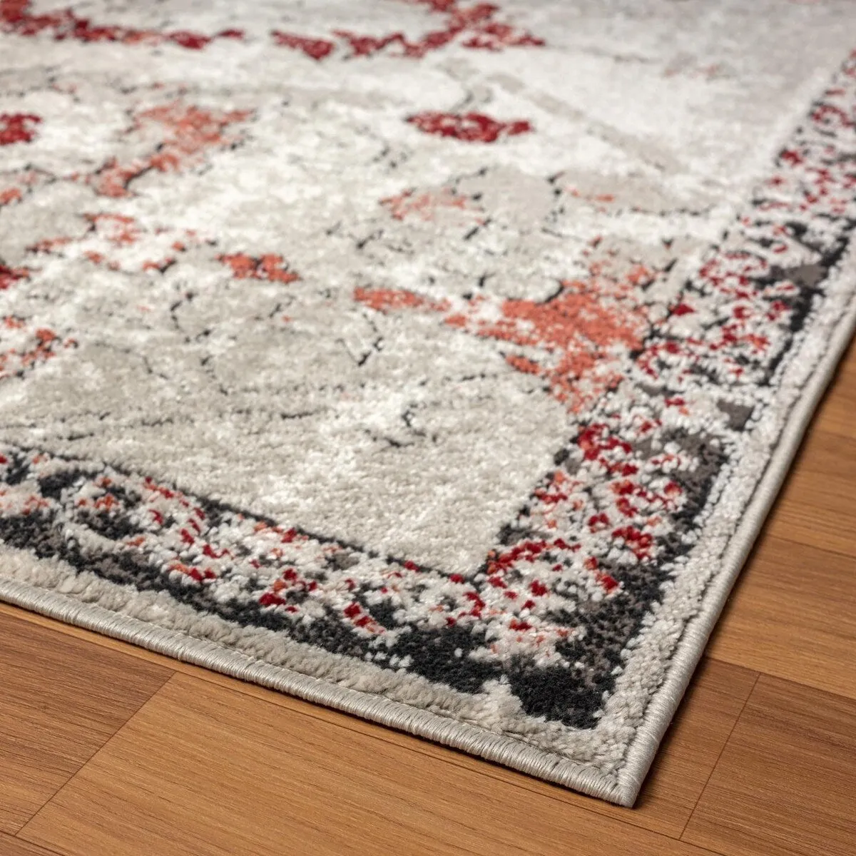 Luxe Weavers Oriental Floral Distressed Area Rug