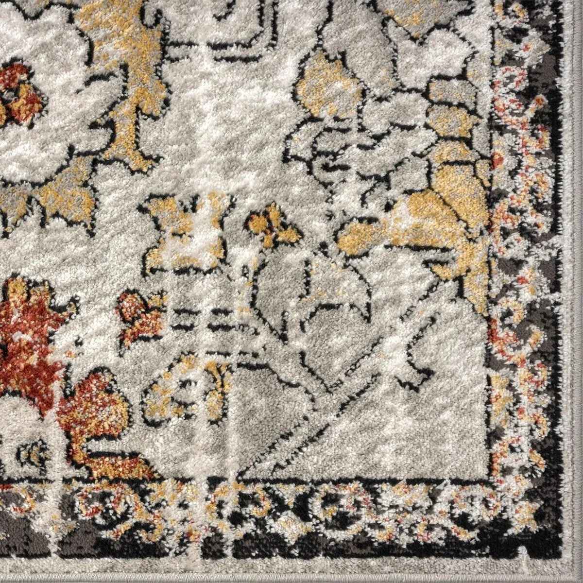 Luxe Weavers Oriental Floral Distressed Area Rug