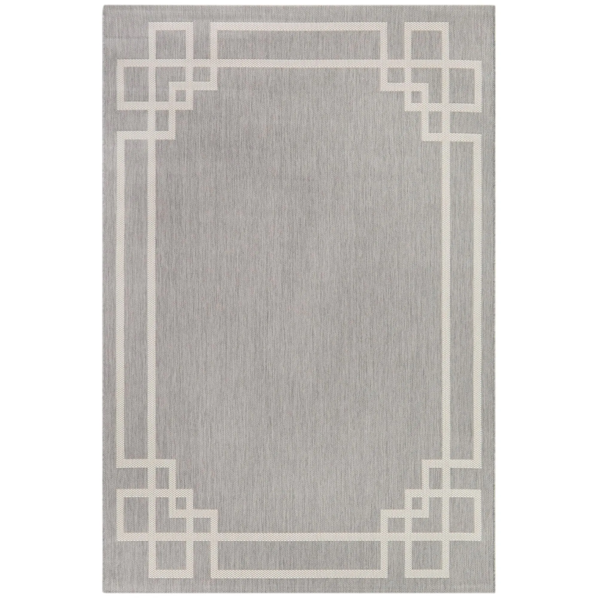 Lyra Art Deco Border Indoor/Outdoor Area Rug
