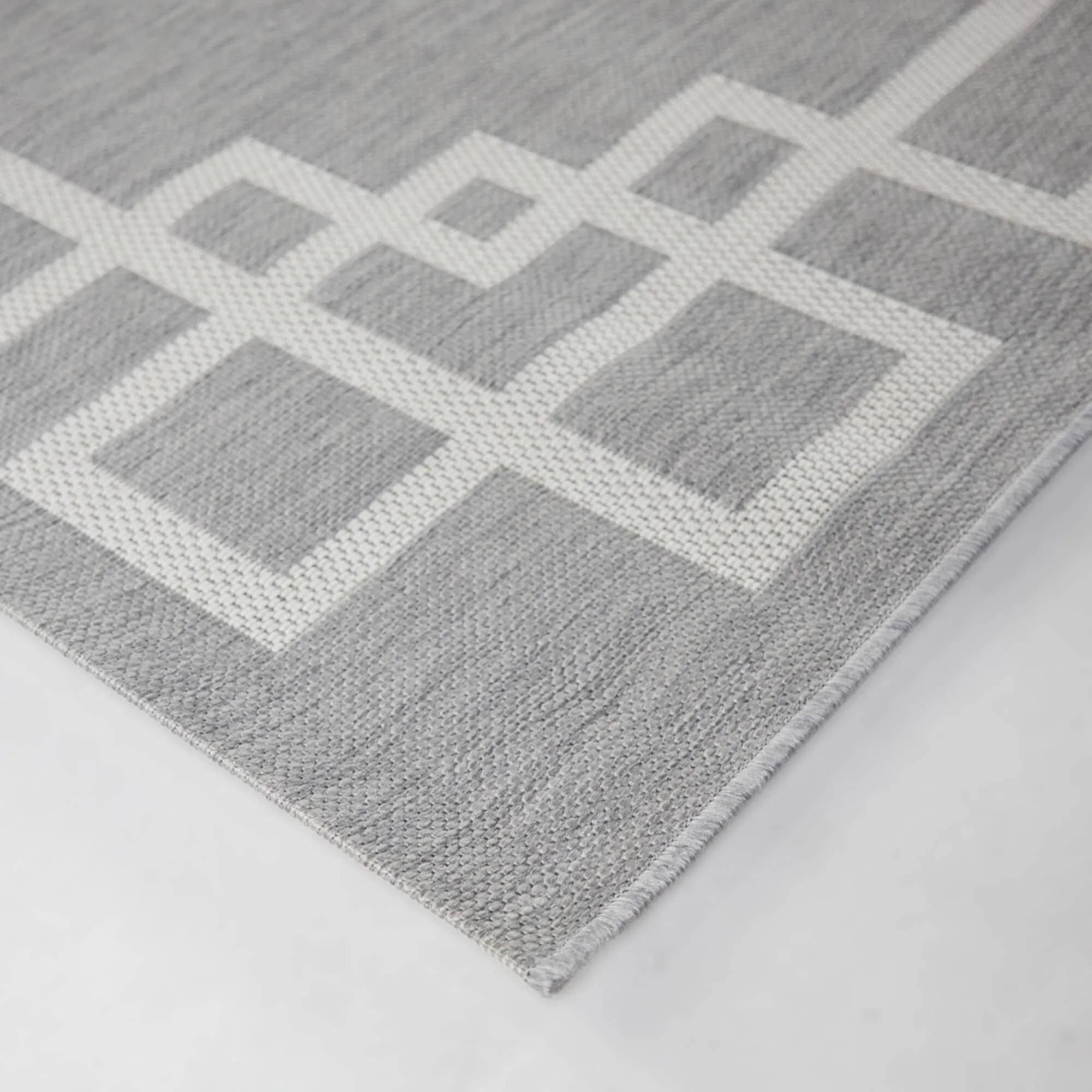 Lyra Art Deco Border Indoor/Outdoor Area Rug