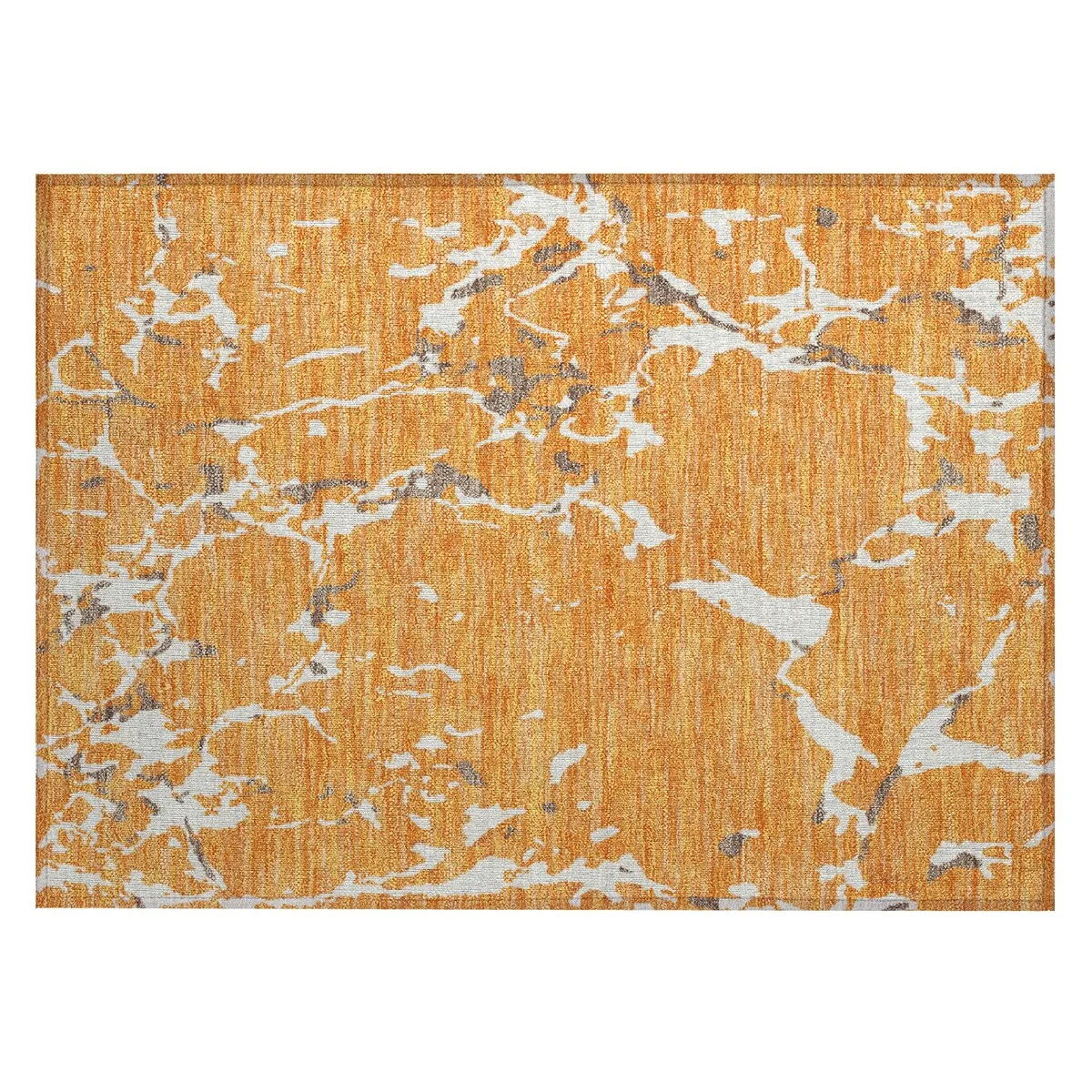Machine Washable Indoor/ Outdoor Abstract Camo Chantille Rug