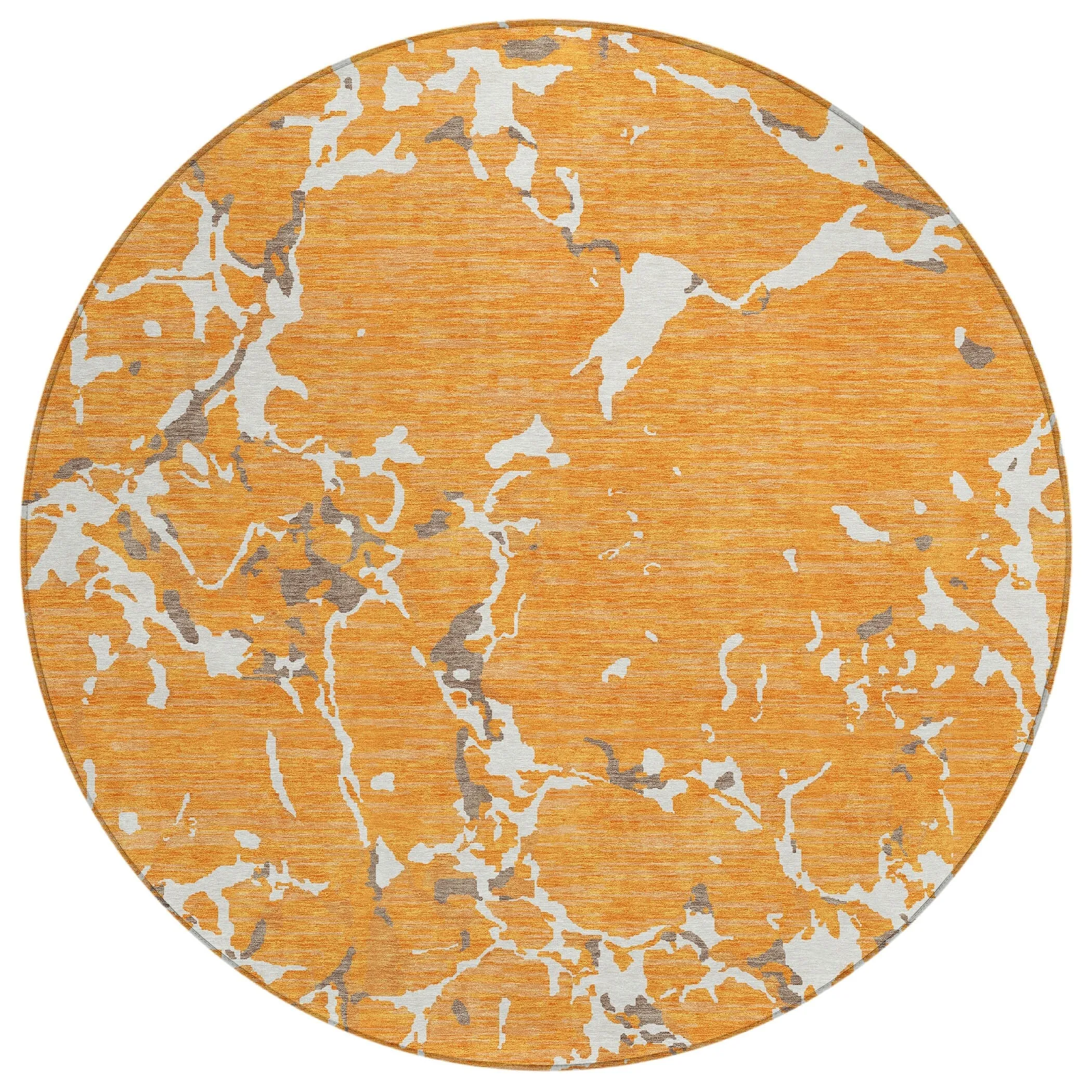 Machine Washable Indoor/ Outdoor Abstract Camo Chantille Rug