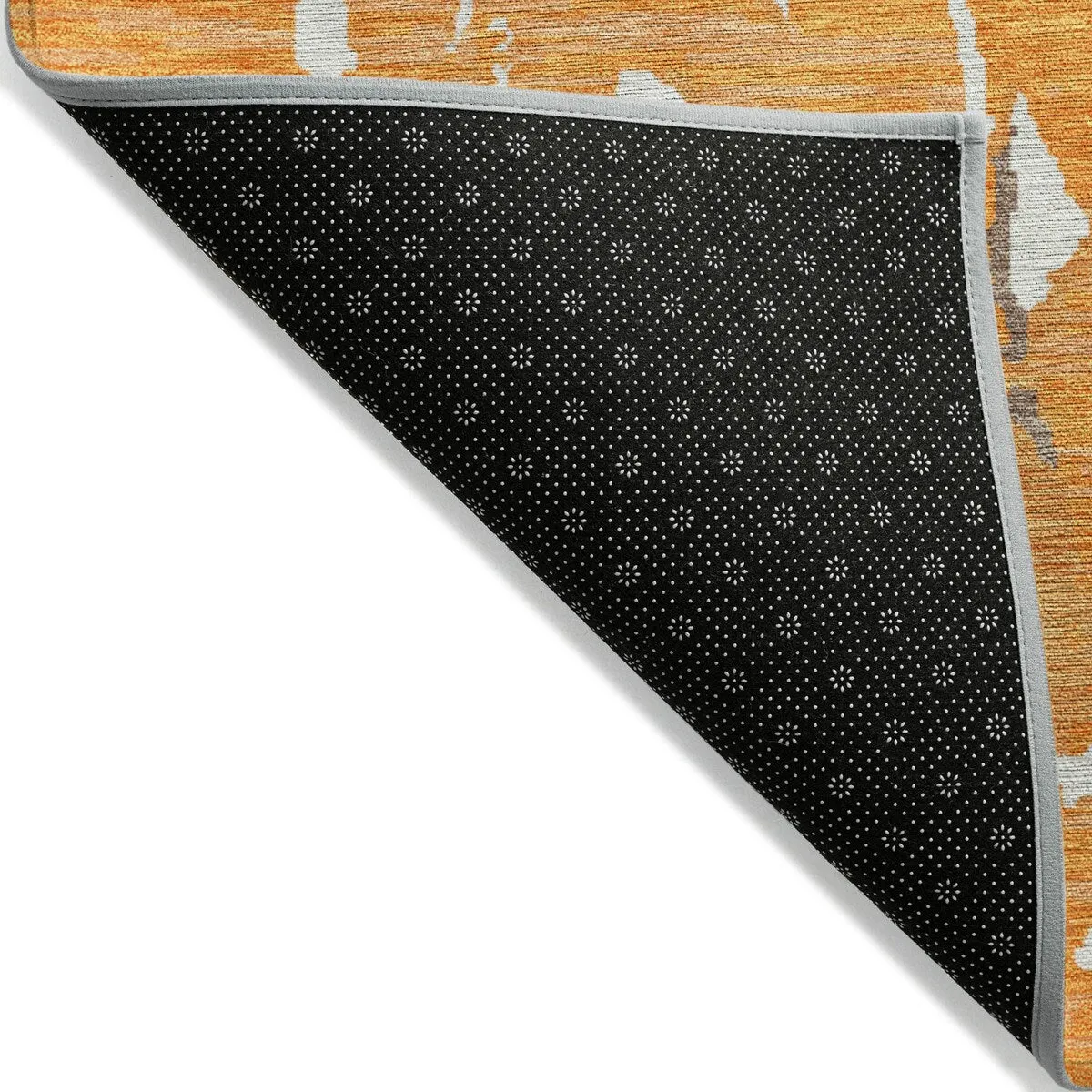 Machine Washable Indoor/ Outdoor Abstract Camo Chantille Rug