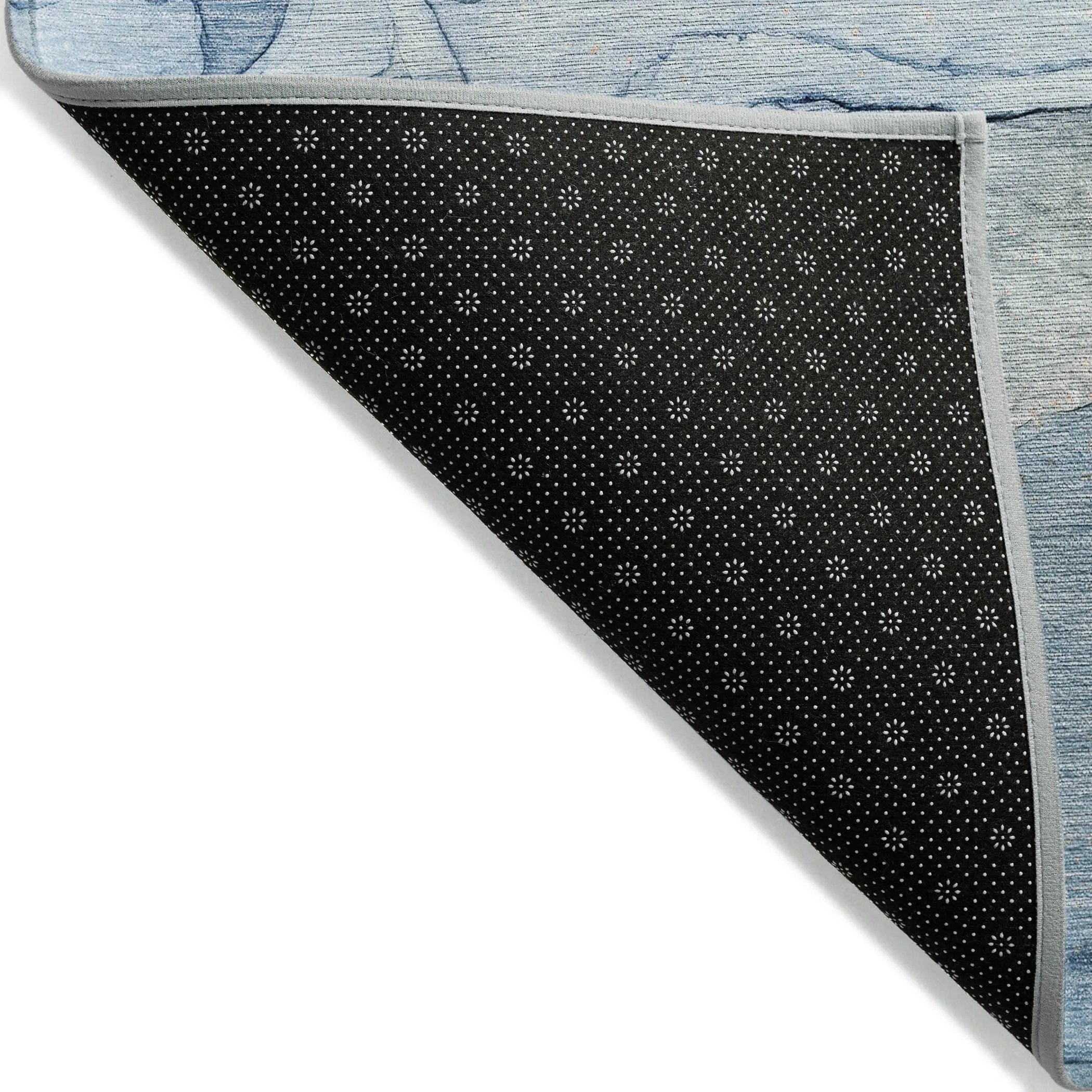 Machine Washable Indoor/ Outdoor Abstract Chantille Rug