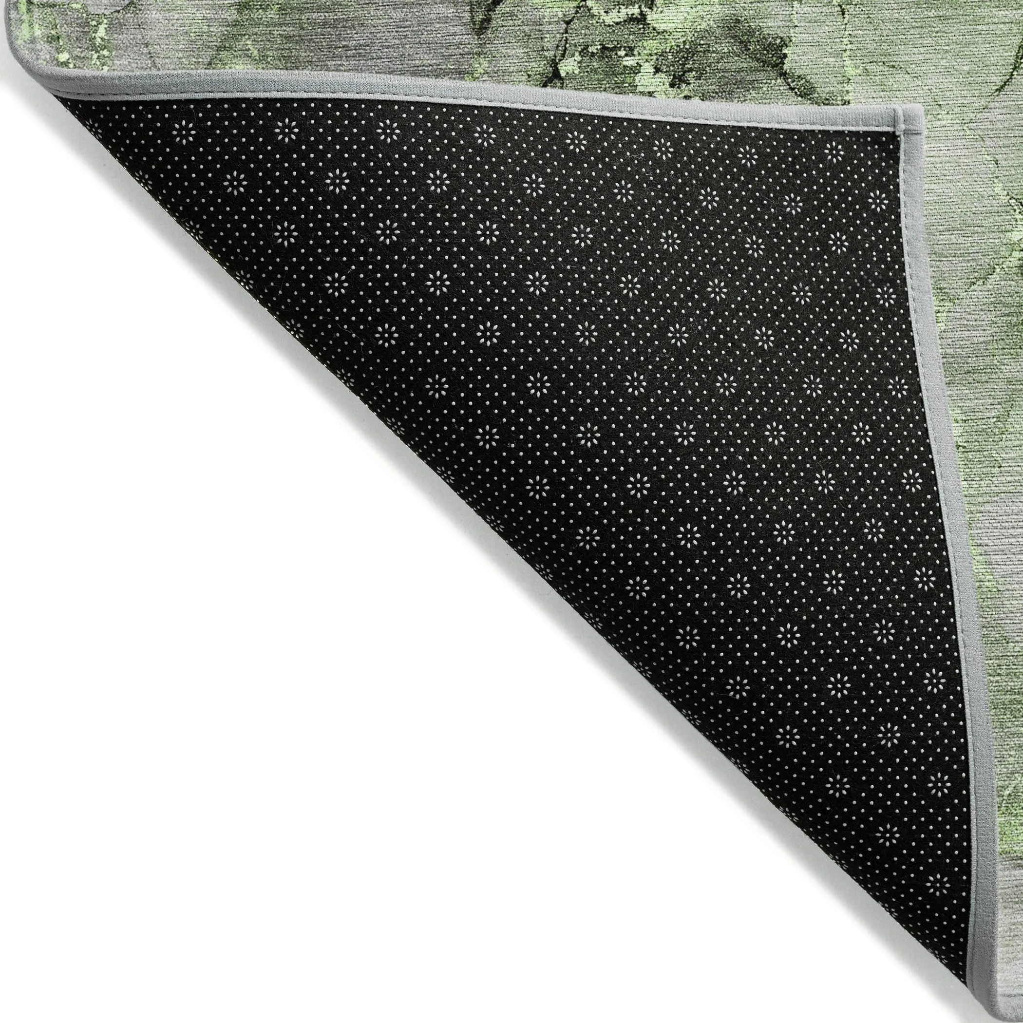 Machine Washable Indoor/ Outdoor Abstract Chantille Rug