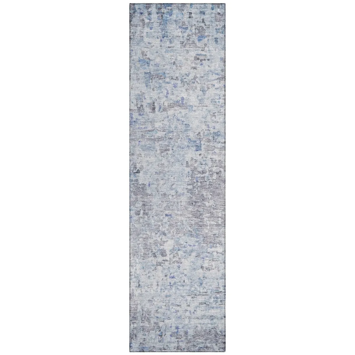 Machine Washable Indoor/ Outdoor Abstract Modern Chantille Rug