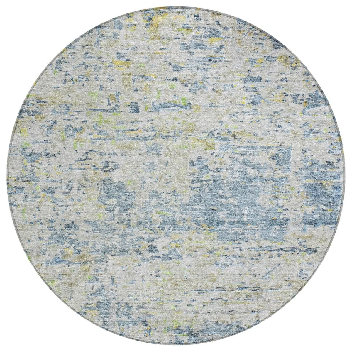 Machine Washable Indoor/ Outdoor Abstract Modern Chantille Rug