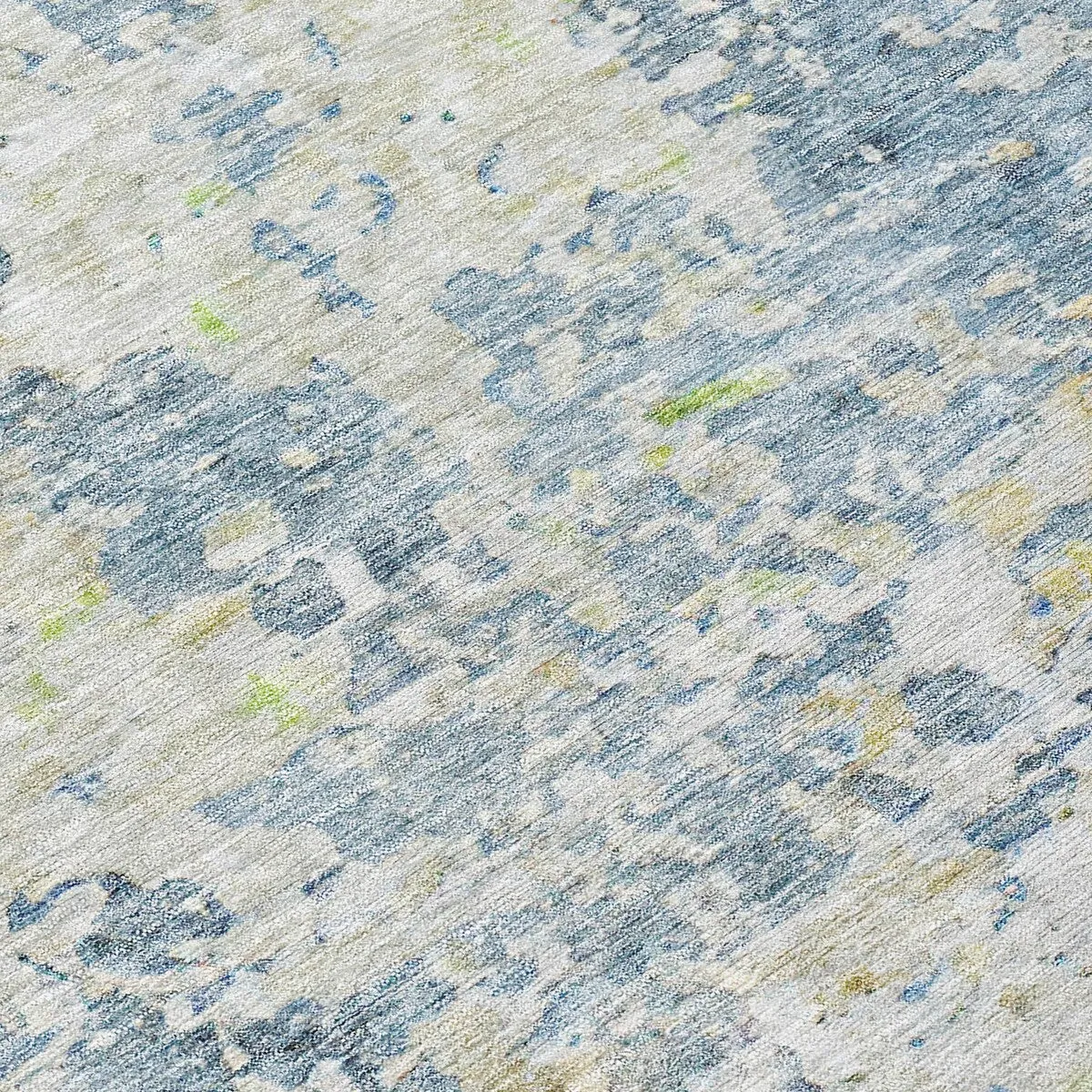 Machine Washable Indoor/ Outdoor Abstract Modern Chantille Rug