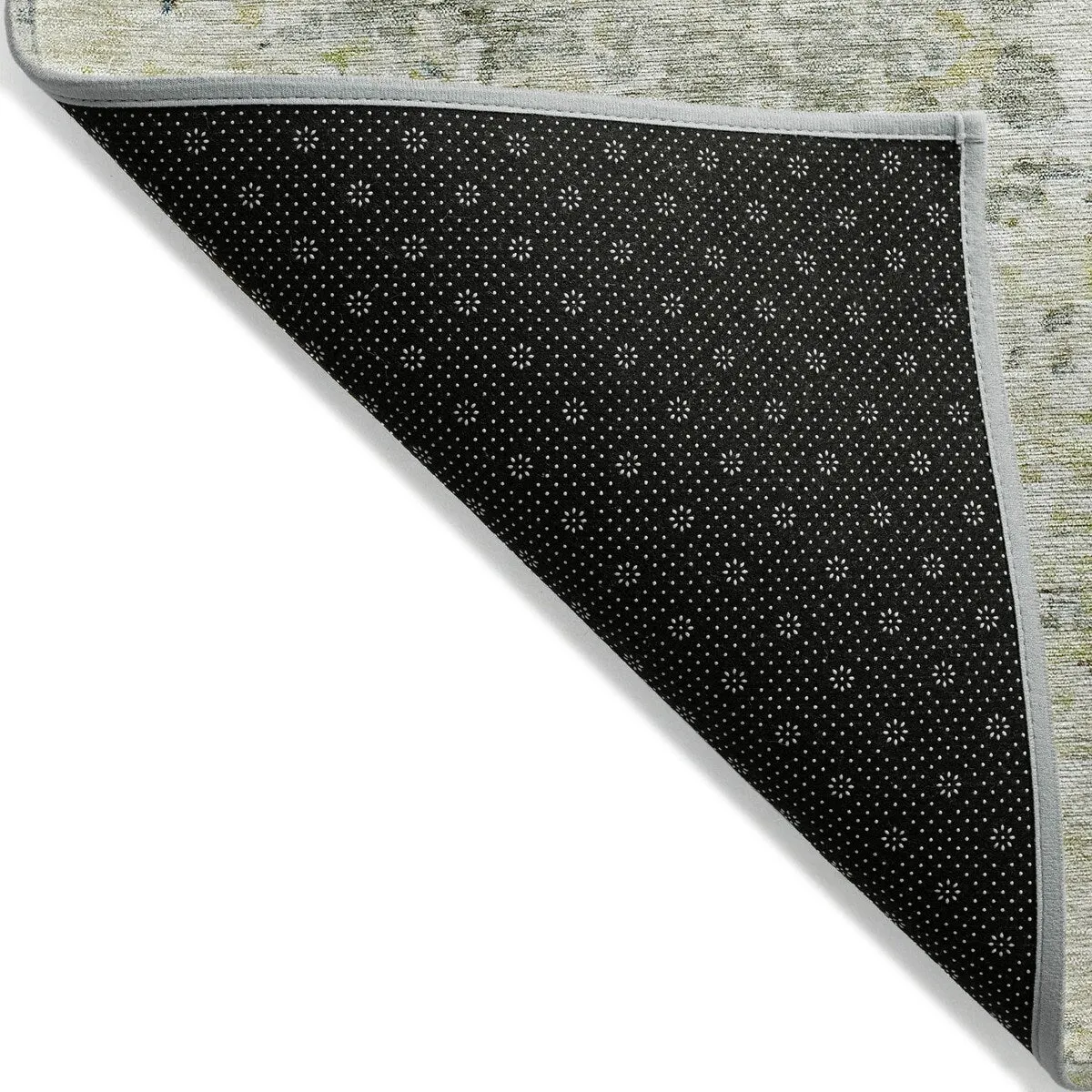 Machine Washable Indoor/ Outdoor Abstract Modern Chantille Rug