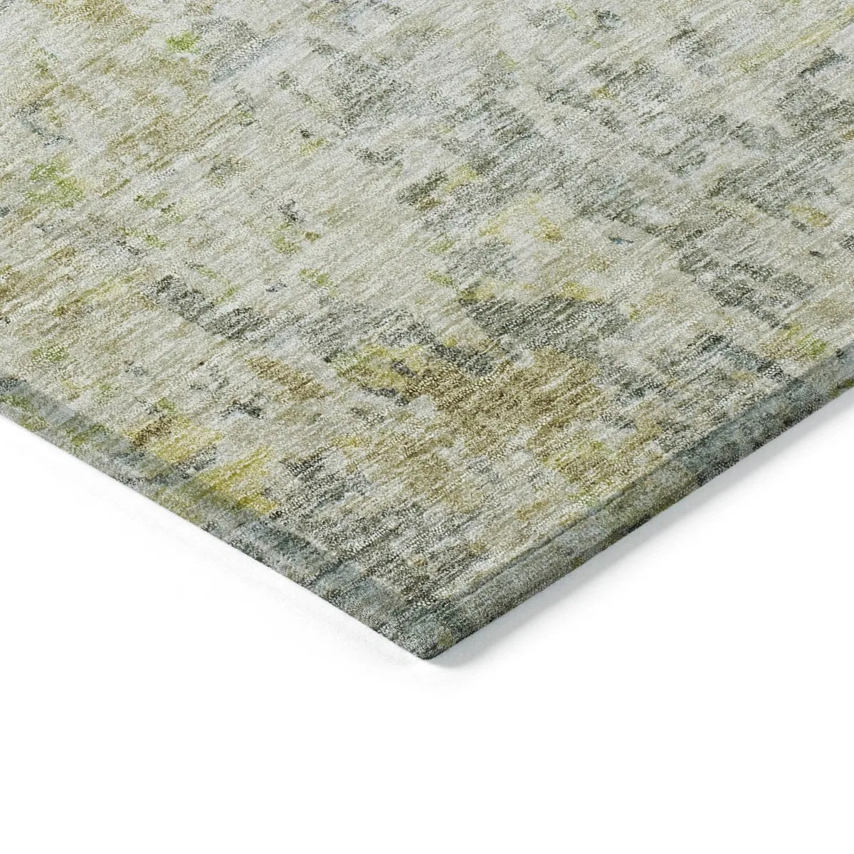 Machine Washable Indoor/ Outdoor Abstract Modern Chantille Rug