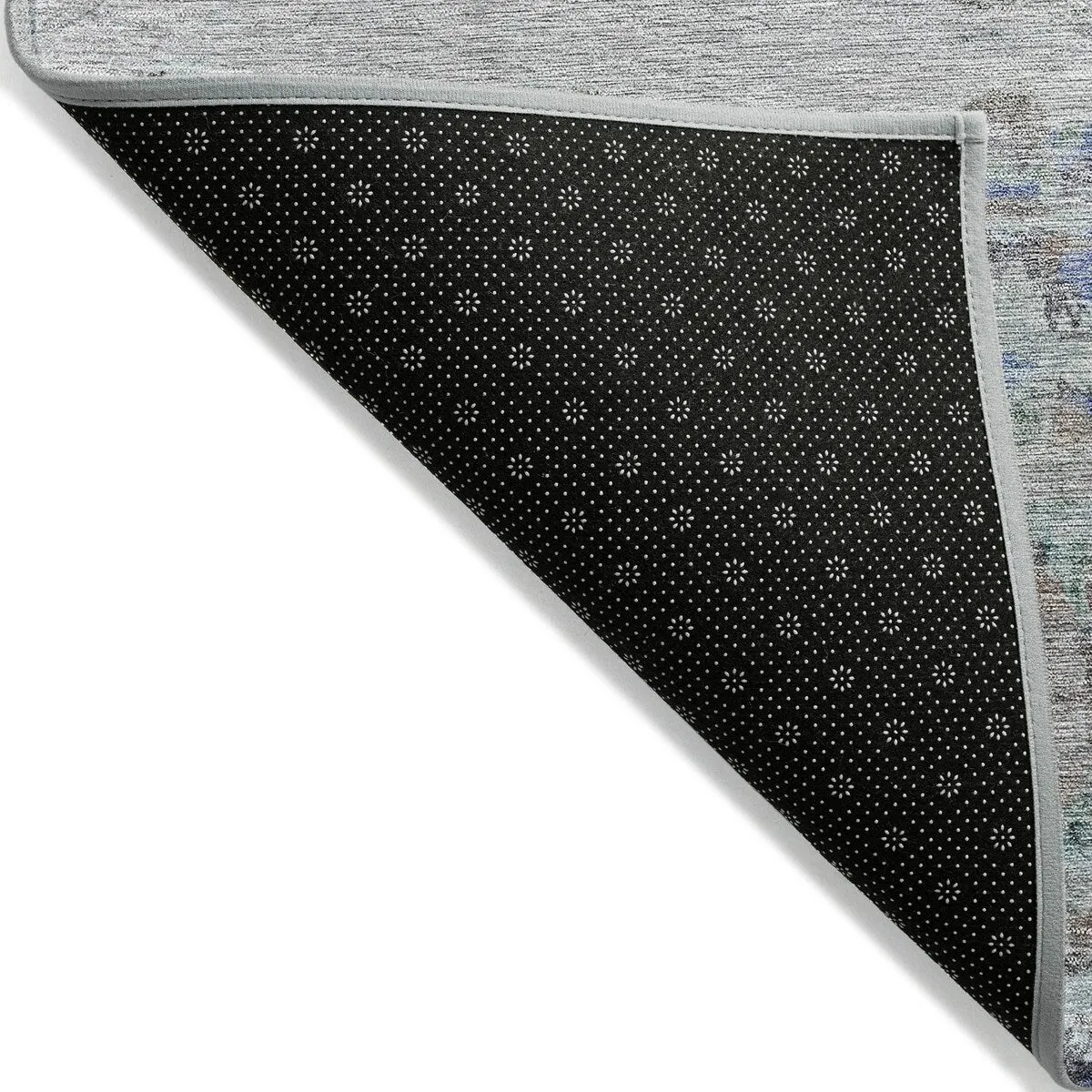 Machine Washable Indoor/ Outdoor Abstract Modern Chantille Rug