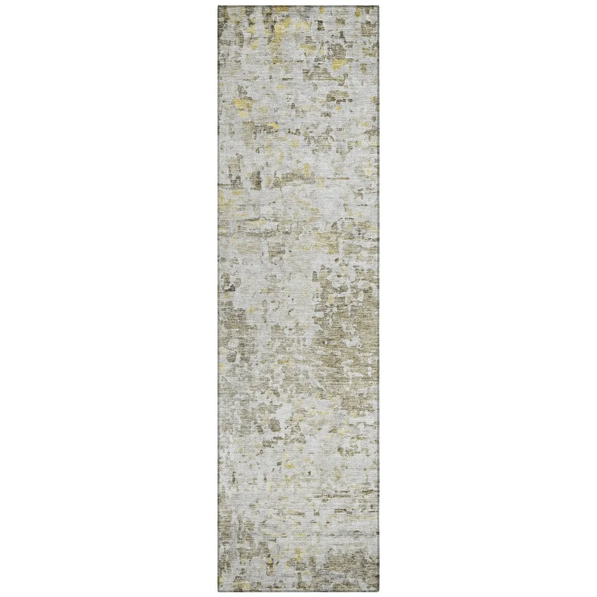 Machine Washable Indoor/ Outdoor Abstract Modern Chantille Rug