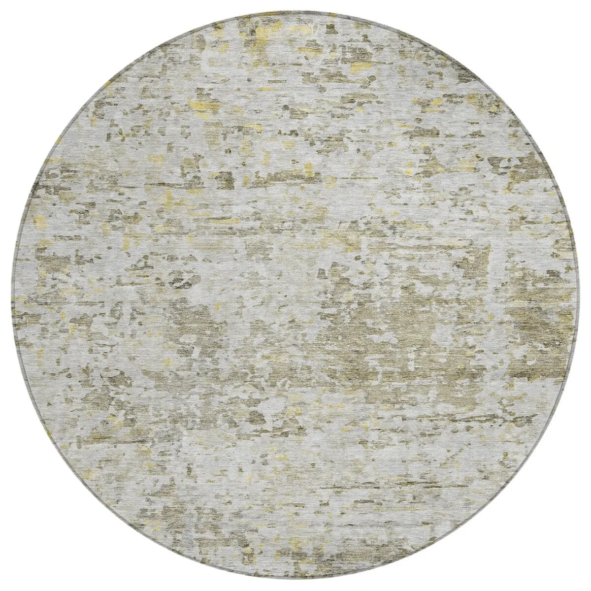 Machine Washable Indoor/ Outdoor Abstract Modern Chantille Rug