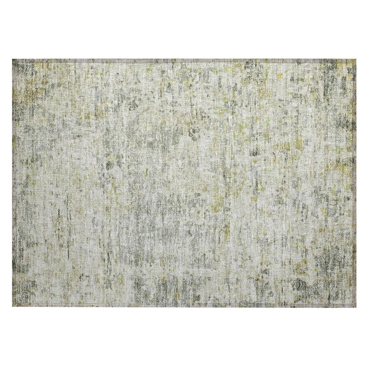 Machine Washable Indoor/ Outdoor Abstract Modern Chantille Rug