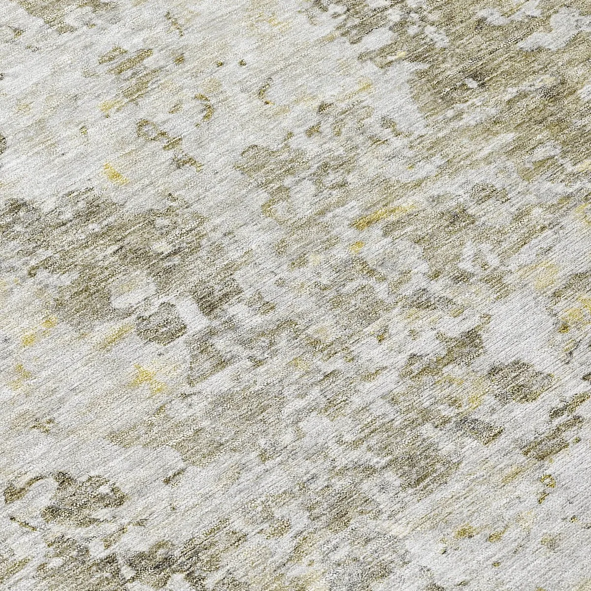 Machine Washable Indoor/ Outdoor Abstract Modern Chantille Rug