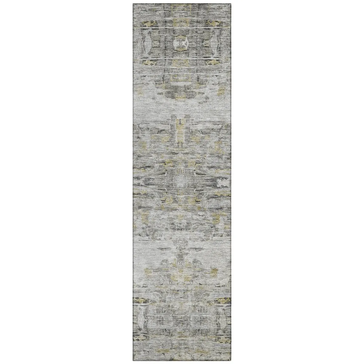 Machine Washable Indoor/ Outdoor Abstract Modern Chantille Rug