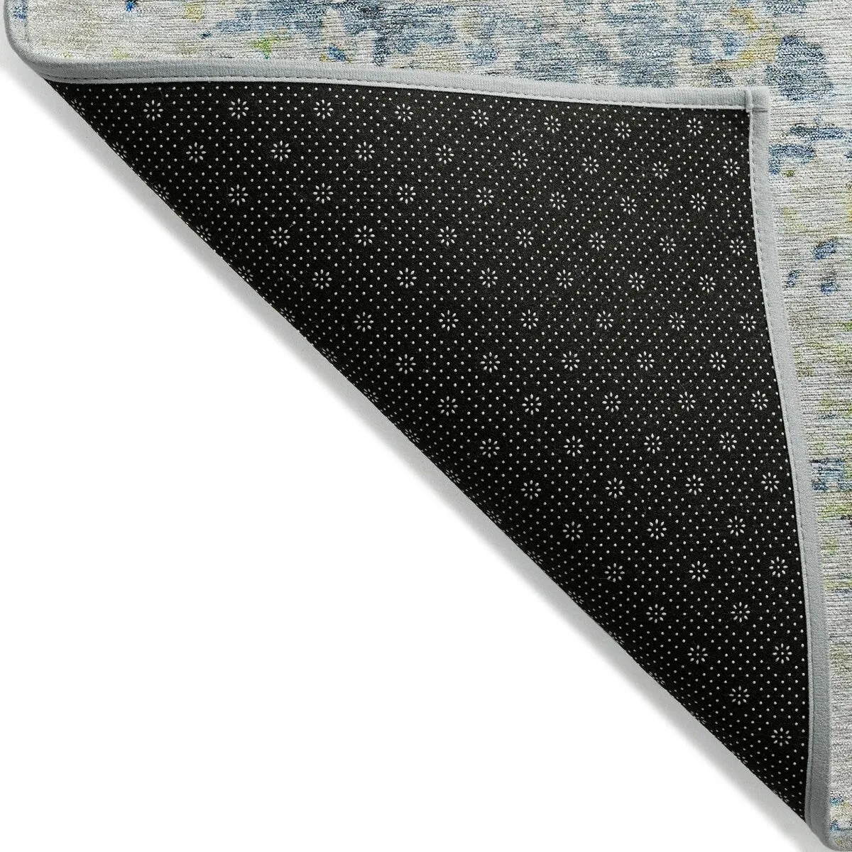 Machine Washable Indoor/ Outdoor Abstract Modern Chantille Rug