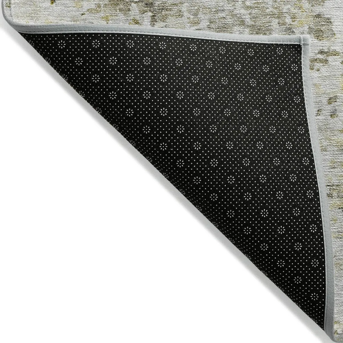 Machine Washable Indoor/ Outdoor Abstract Modern Chantille Rug