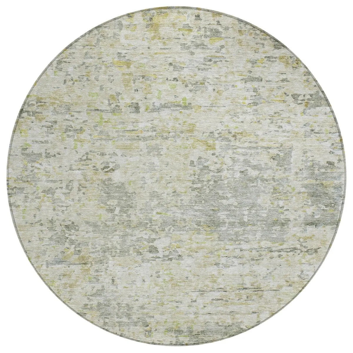 Machine Washable Indoor/ Outdoor Abstract Modern Chantille Rug