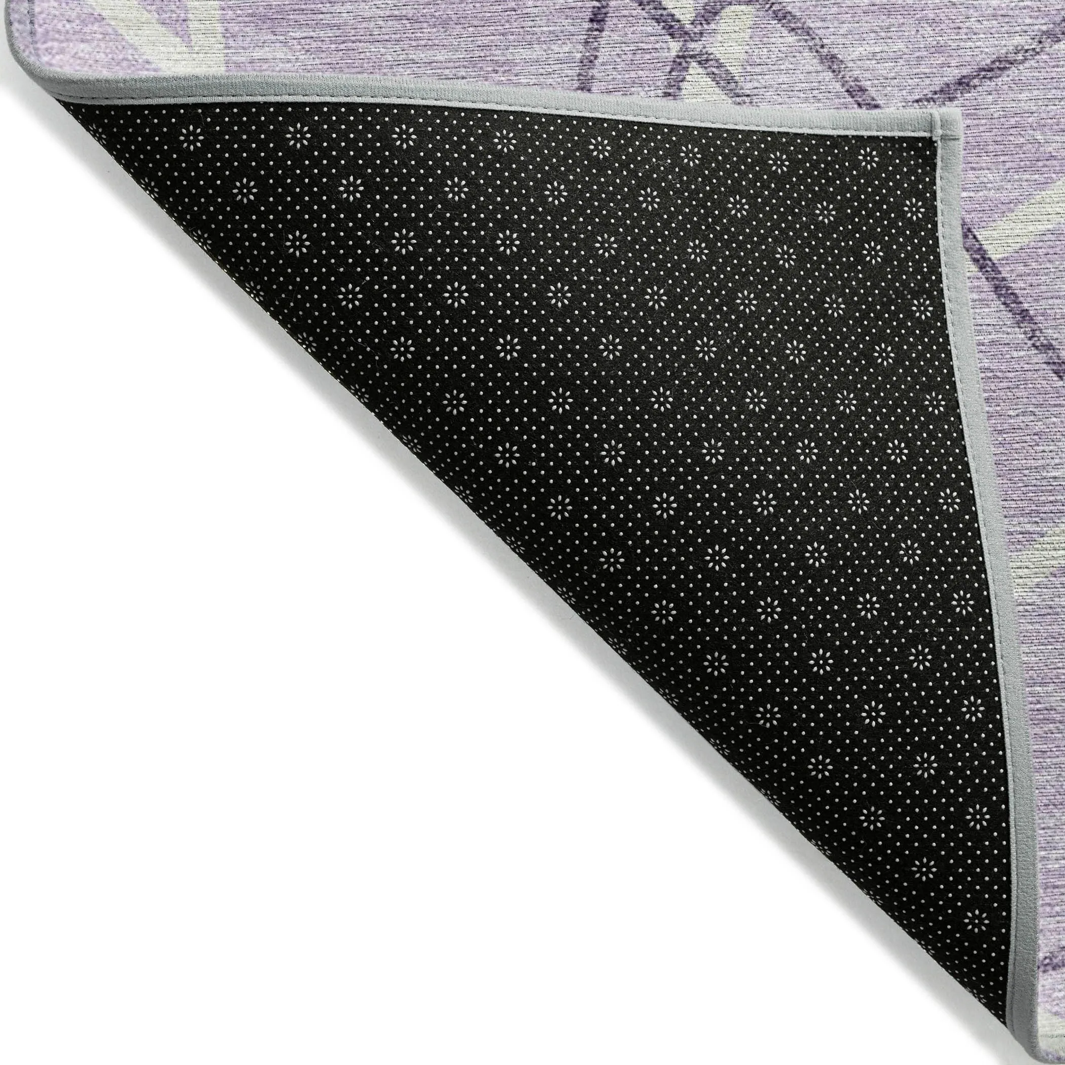 Machine Washable Indoor/ Outdoor Abstract Prism Chantille Rug