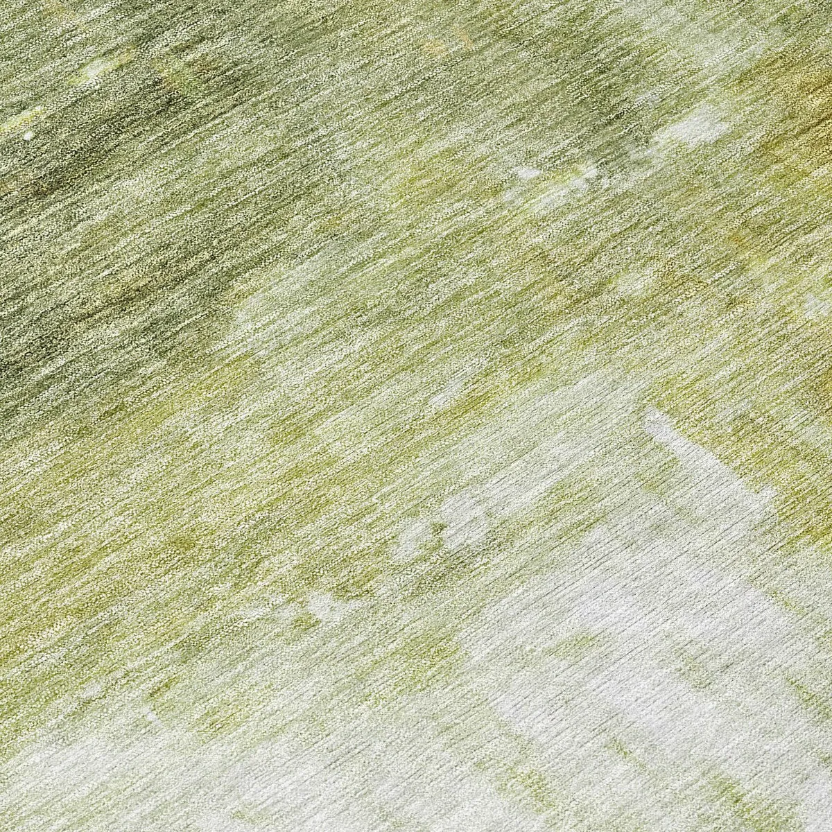Machine Washable Indoor/ Outdoor Abstract Watercolor Chantille Rug