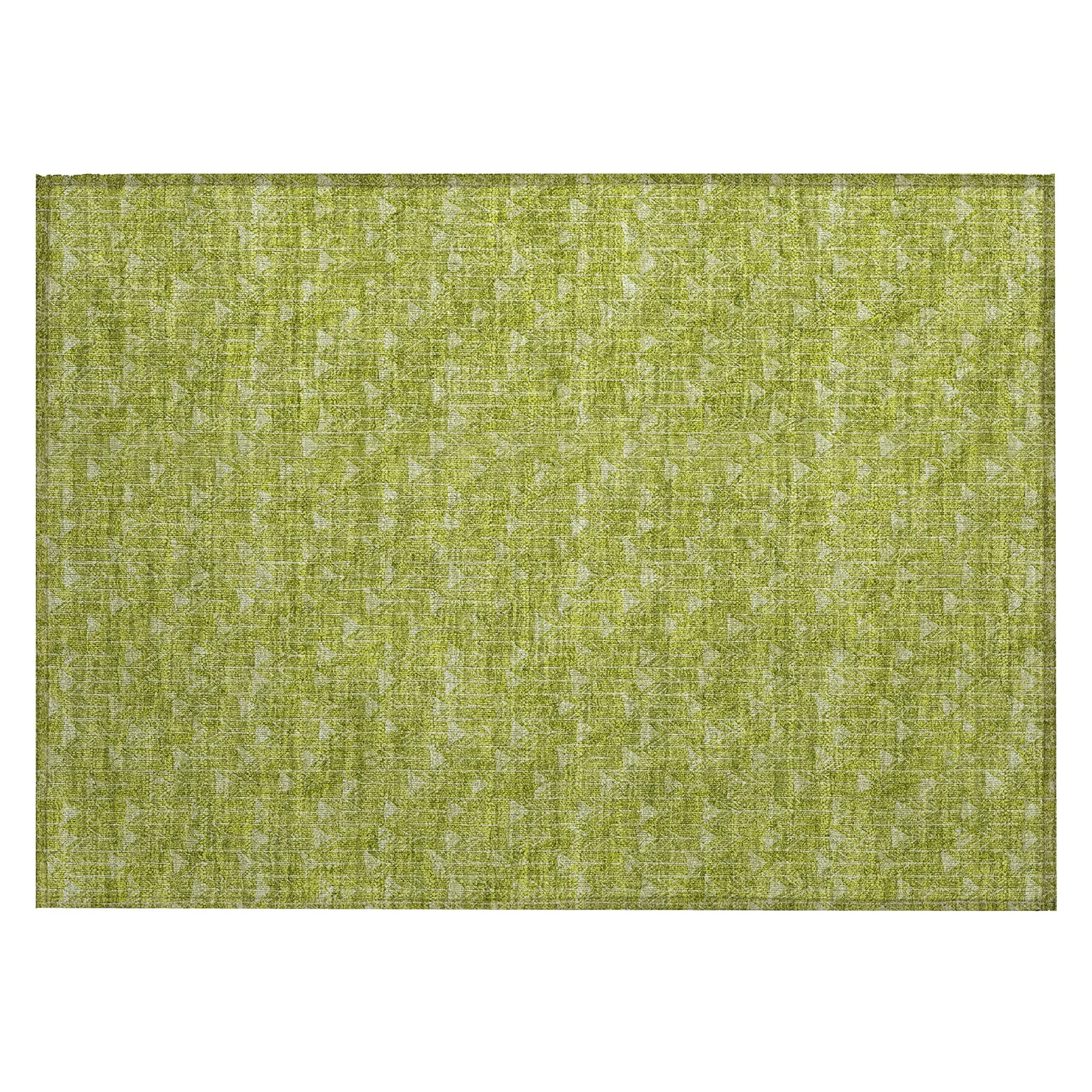 Machine Washable Indoor/ Outdoor Arrows Chantille Rug