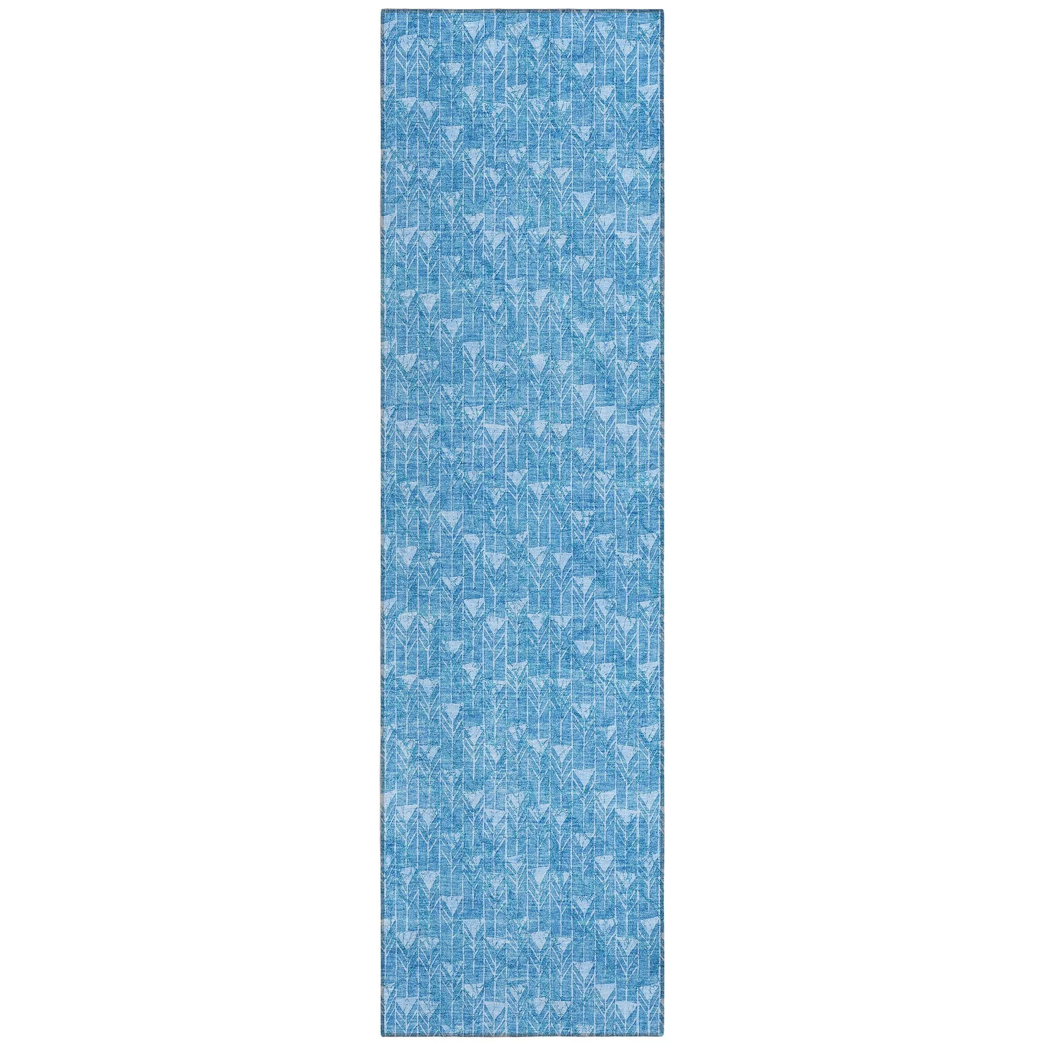 Machine Washable Indoor/ Outdoor Arrows Chantille Rug