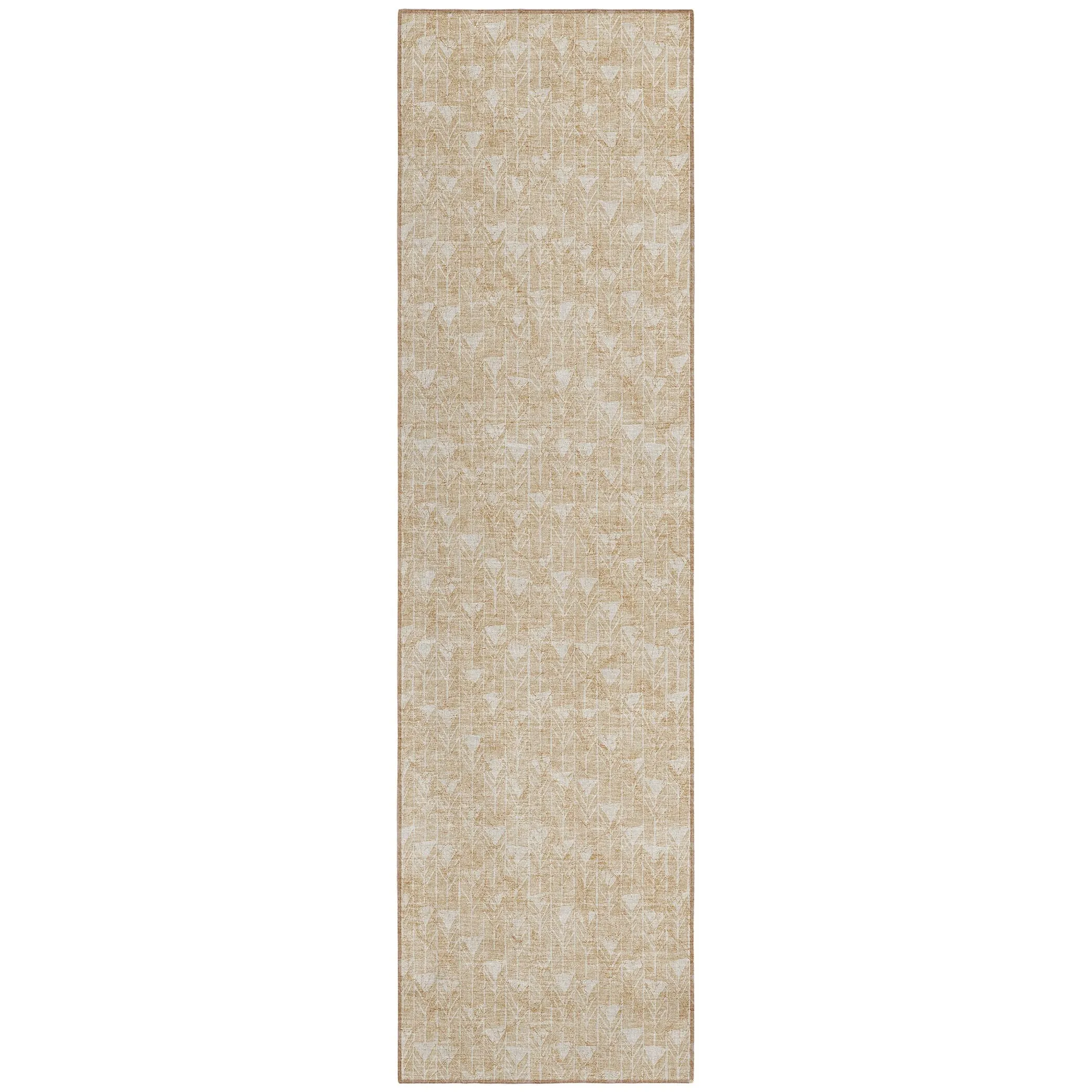 Machine Washable Indoor/ Outdoor Arrows Chantille Rug