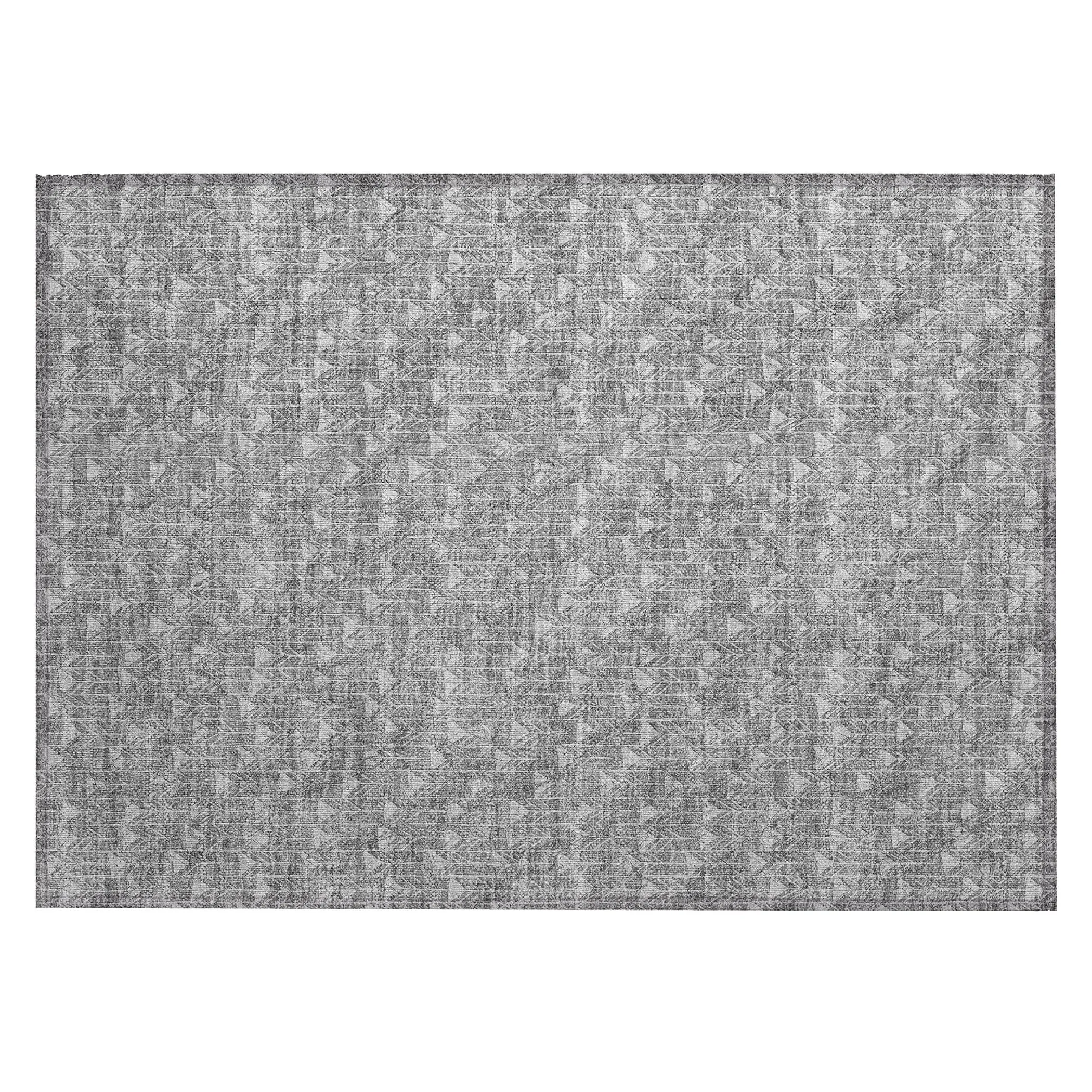 Machine Washable Indoor/ Outdoor Arrows Chantille Rug