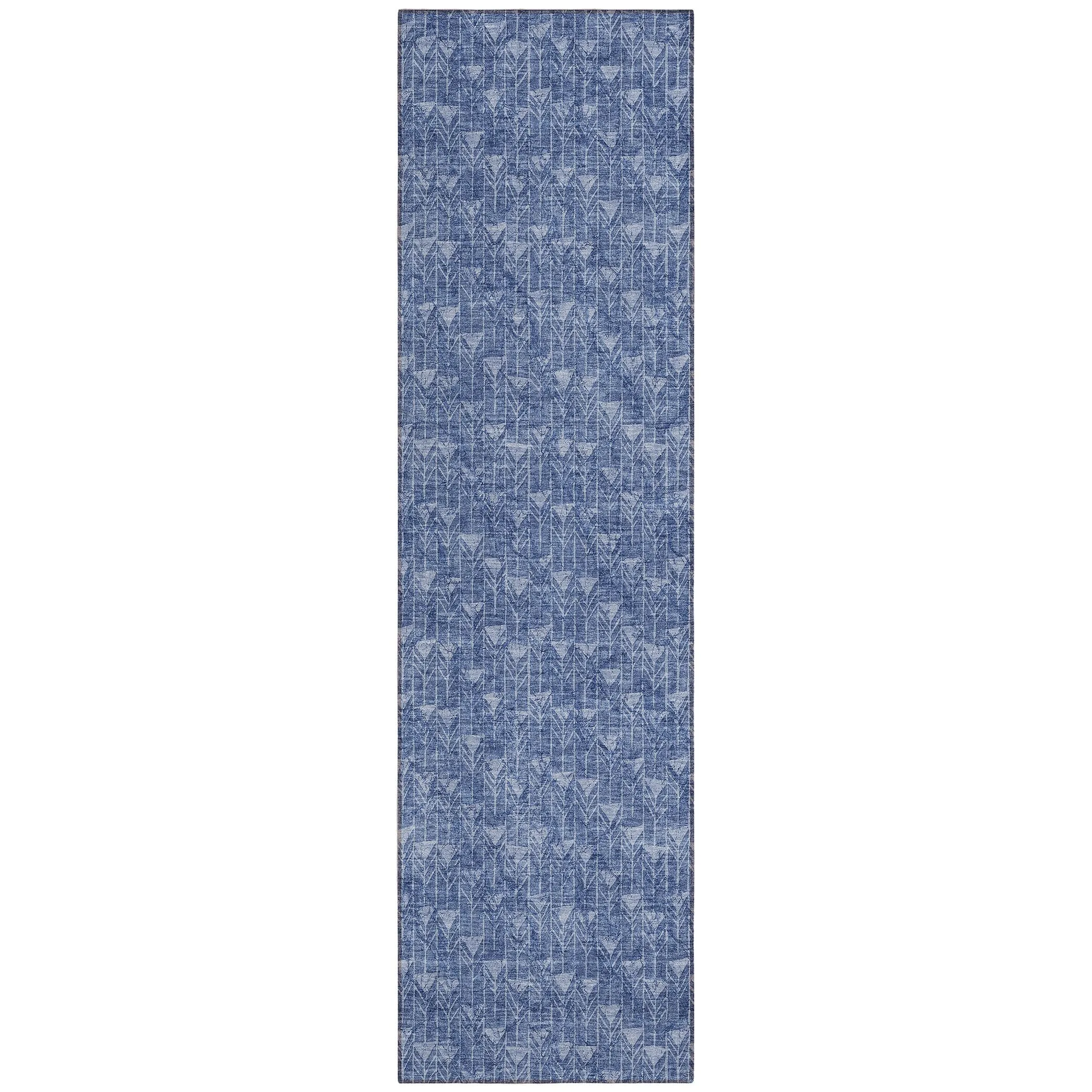 Machine Washable Indoor/ Outdoor Arrows Chantille Rug