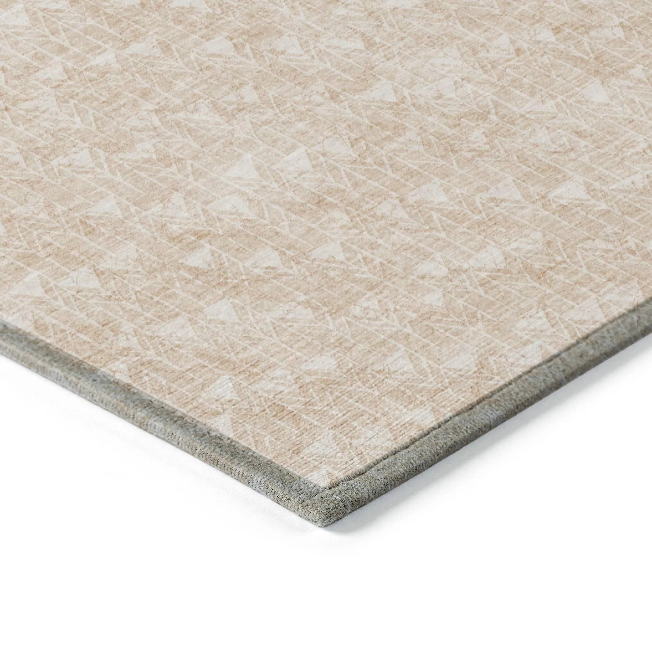 Machine Washable Indoor/ Outdoor Arrows Chantille Rug